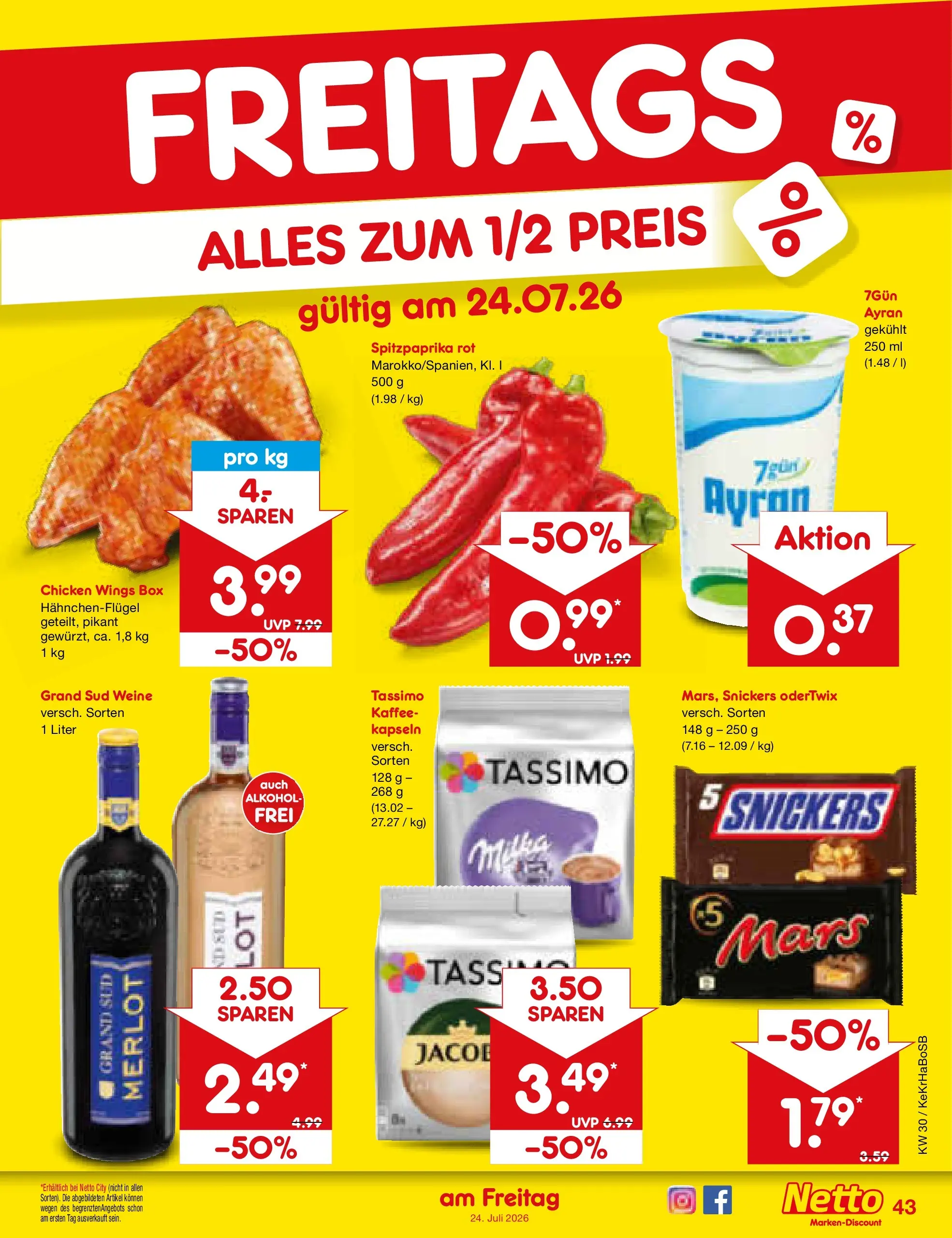 Netto Marken-Discount Prospekt Bonn (ab 19.07.2026) ยป Angebote | Seite: 67 | Produkte: Kaffee, Box, Mars, Grand sud Netto Marken-Discount Prospekt Bonn (ab 19.07.2026) ยป Angebote | Seite: 67 | Produkte: Kaffee, Box, Mars, Grand sud