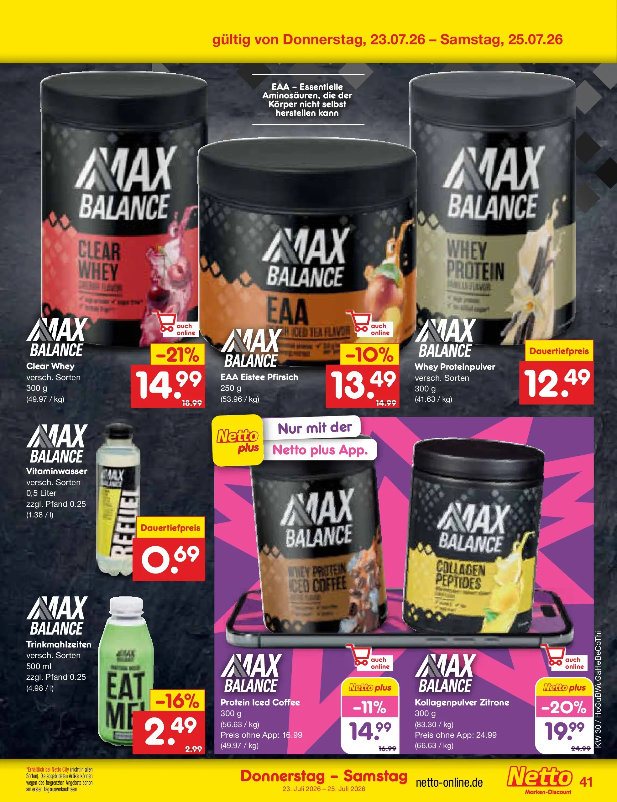 Netto Marken-Discount Prospekt Augustusburg (ab 19.07.2026) » Angebote | Seite: 65 | Produkte: Zitrone, Pfirsich