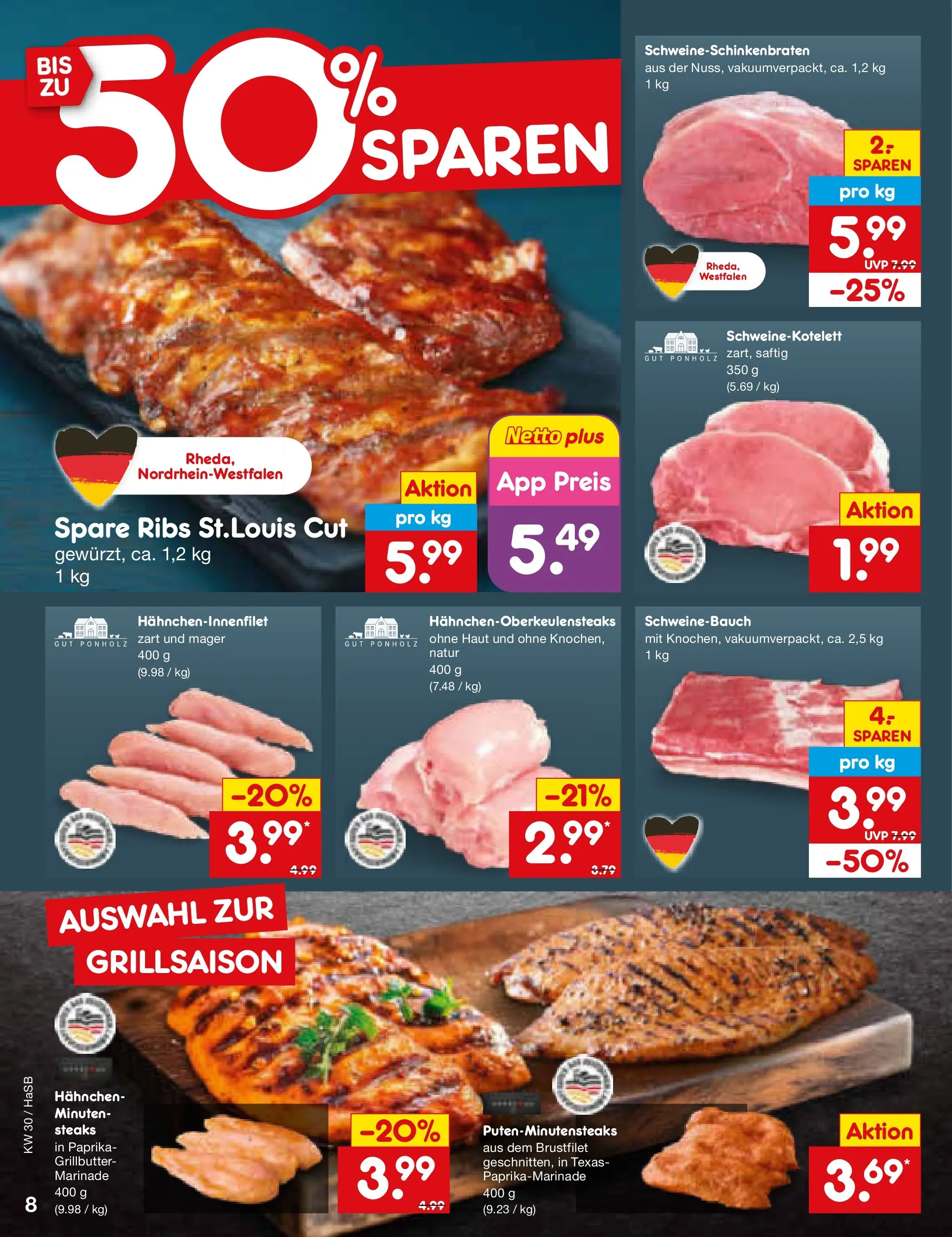 Netto Marken-Discount Prospekt Wuppertal (ab 19.07.2026) ยป Angebote | Seite: 12 | Produkte: Hahnchen, Schweinebauch, Spare ribs, Paprika Netto Marken-Discount Prospekt Wuppertal (ab 19.07.2026) ยป Angebote | Seite: 12 | Produkte: Hahnchen, Schweinebauch, Spare ribs, Paprika