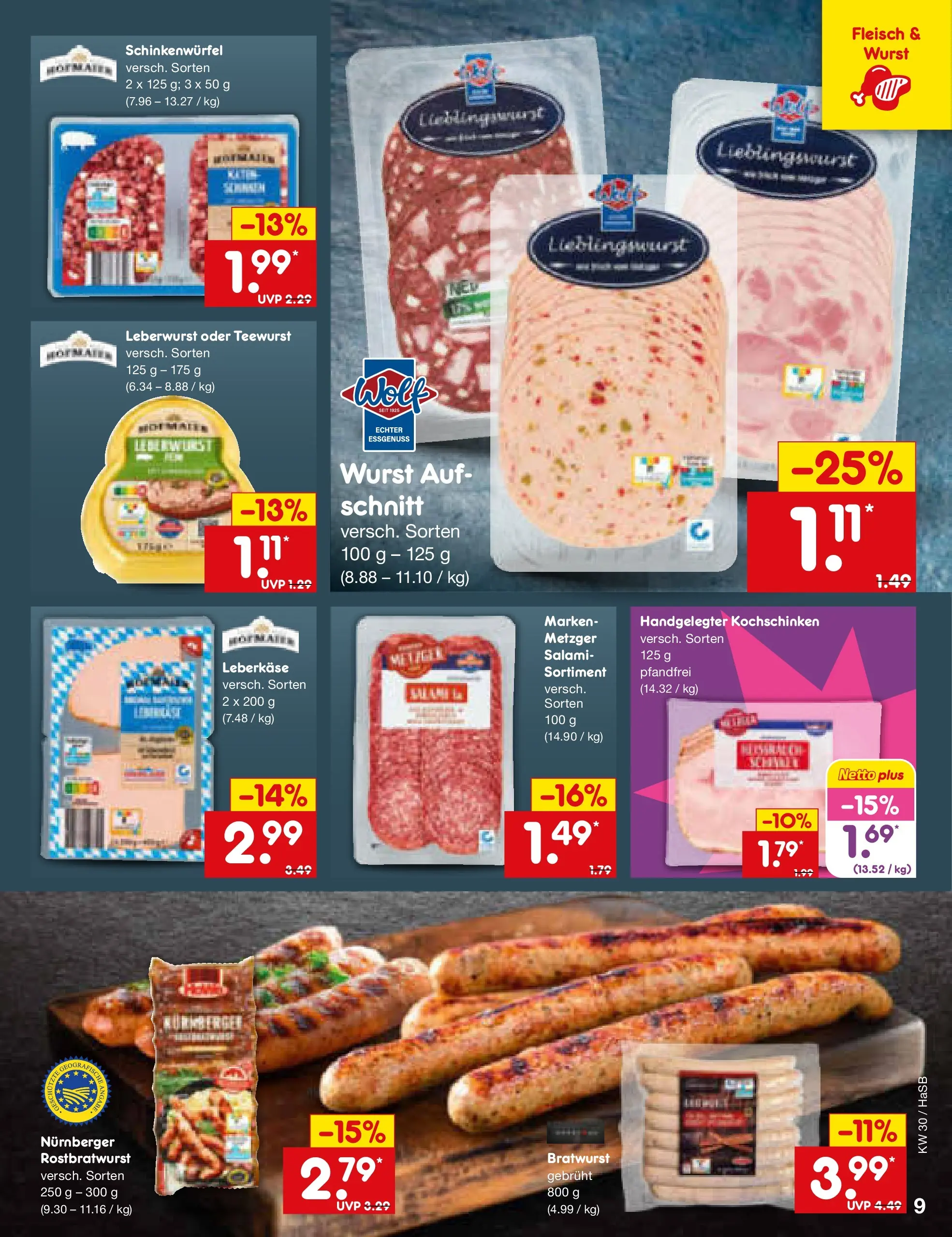 Netto Marken-Discount Prospekt Wuppertal (ab 19.07.2026) ยป Angebote | Seite: 13 | Produkte: Bratwurst, Wurst, Salami, Fleisch Netto Marken-Discount Prospekt Wuppertal (ab 19.07.2026) ยป Angebote | Seite: 13 | Produkte: Bratwurst, Wurst, Salami, Fleisch