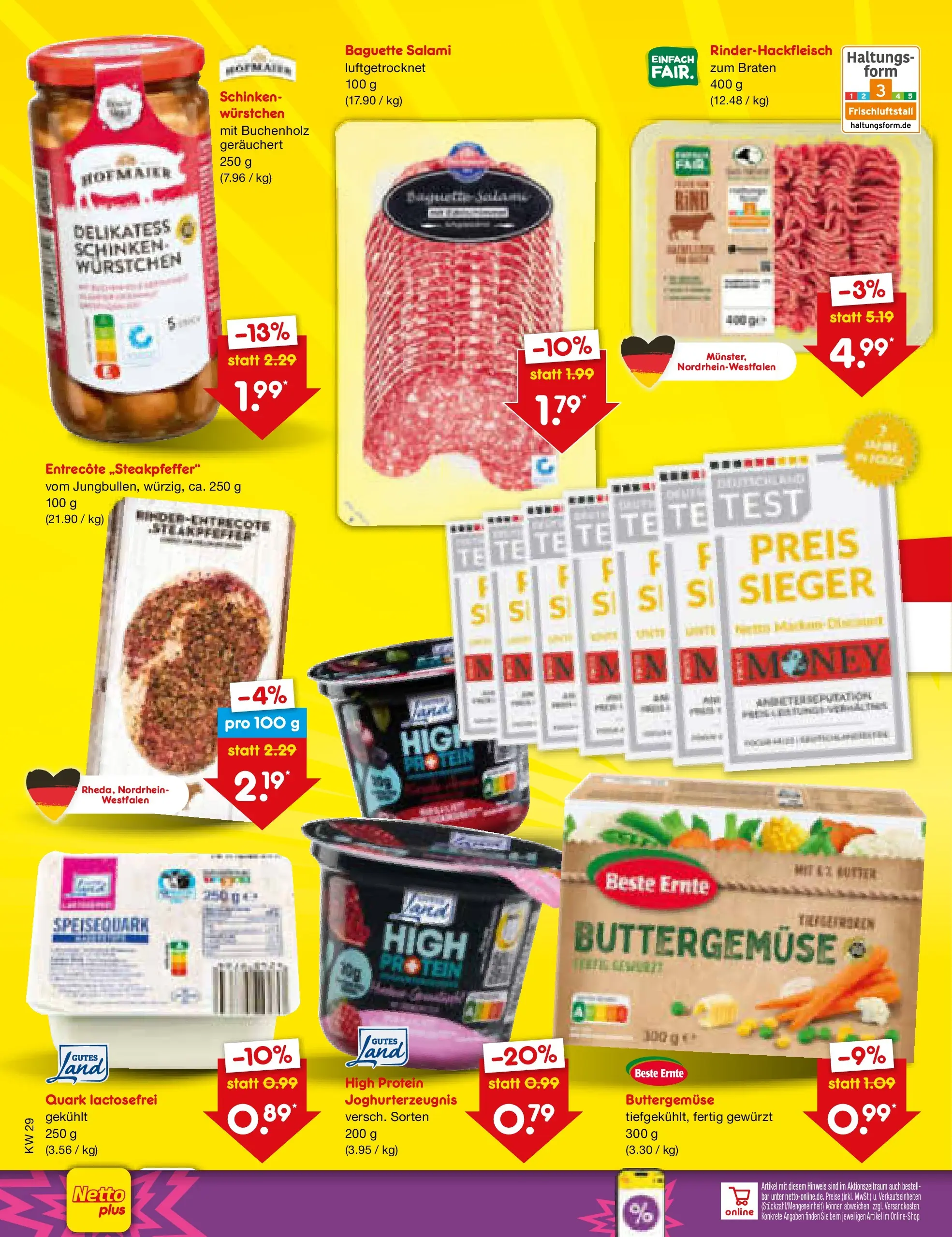 Netto Marken-Discount Prospekt Bonn (ab 19.07.2026) ยป Angebote | Seite: 44 | Produkte: Quark, Butter, Baguette, Speisequark Netto Marken-Discount Prospekt Bonn (ab 19.07.2026) ยป Angebote | Seite: 44 | Produkte: Quark, Butter, Baguette, Speisequark