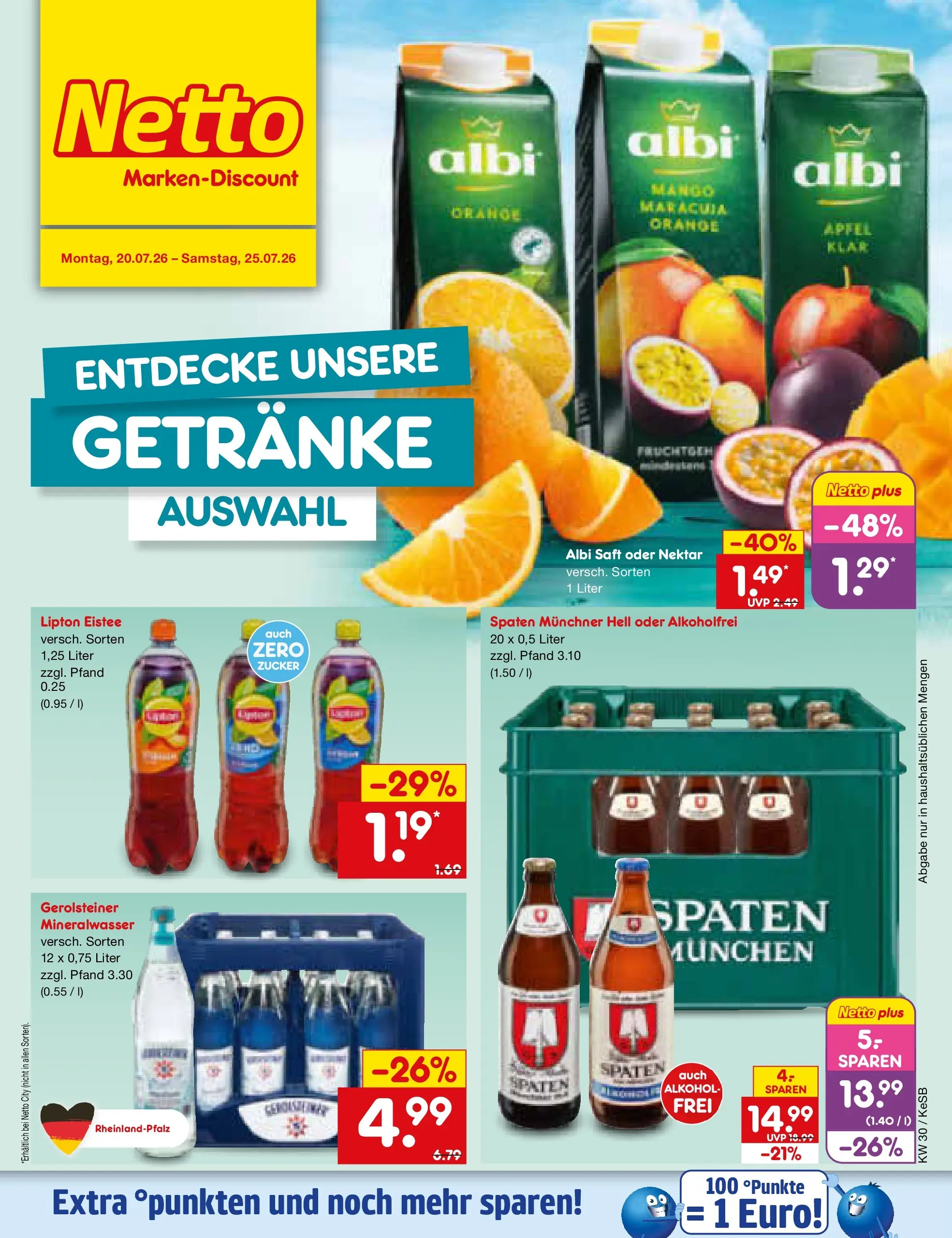 Netto Marken-Discount Prospekt Bonn (ab 19.07.2026) ยป Angebote | Seite: 54 | Produkte: รpfel, Zucker, Mango, Saft Netto Marken-Discount Prospekt Bonn (ab 19.07.2026) ยป Angebote | Seite: 54 | Produkte: รpfel, Zucker, Mango, Saft