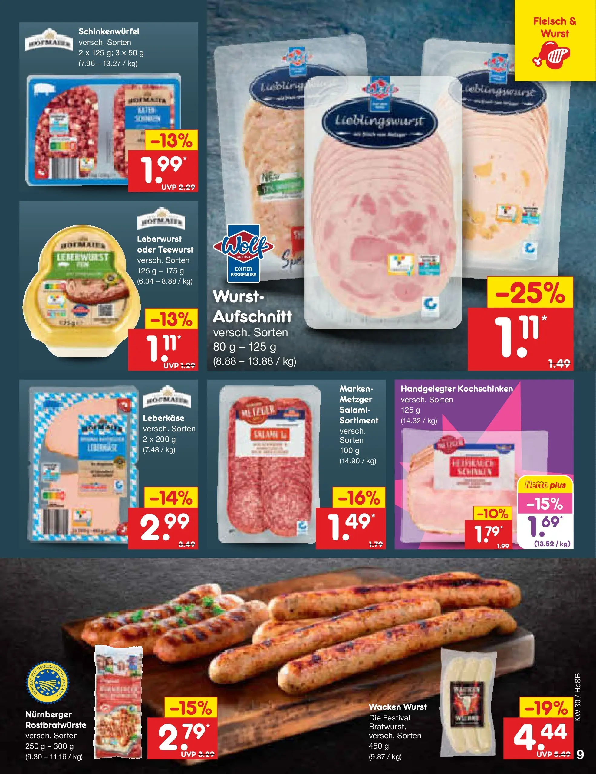 Netto Marken-Discount Prospekt Hannover (ab 19.07.2026) ยป Angebote | Seite: 13 | Produkte: Wurst, Salami, Fleisch, Leberkase Netto Marken-Discount Prospekt Hannover (ab 19.07.2026) ยป Angebote | Seite: 13 | Produkte: Wurst, Salami, Fleisch, Leberkase