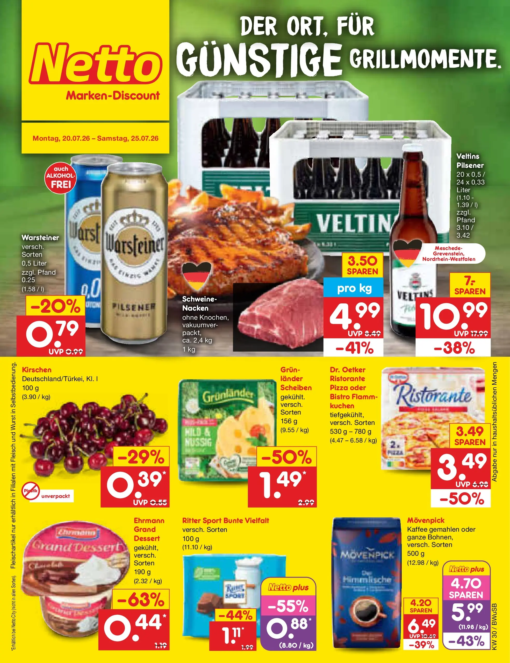 Netto Marken-Discount Prospekt Stemwede-Dielingen (ab 19.07.2026) ยป Angebote | Seite: 1 | Produkte: Ristorante, Grunlander, Pizza, Veltins Netto Marken-Discount Prospekt Stemwede-Dielingen (ab 19.07.2026) ยป Angebote | Seite: 1 | Produkte: Ristorante, Grunlander, Pizza, Veltins