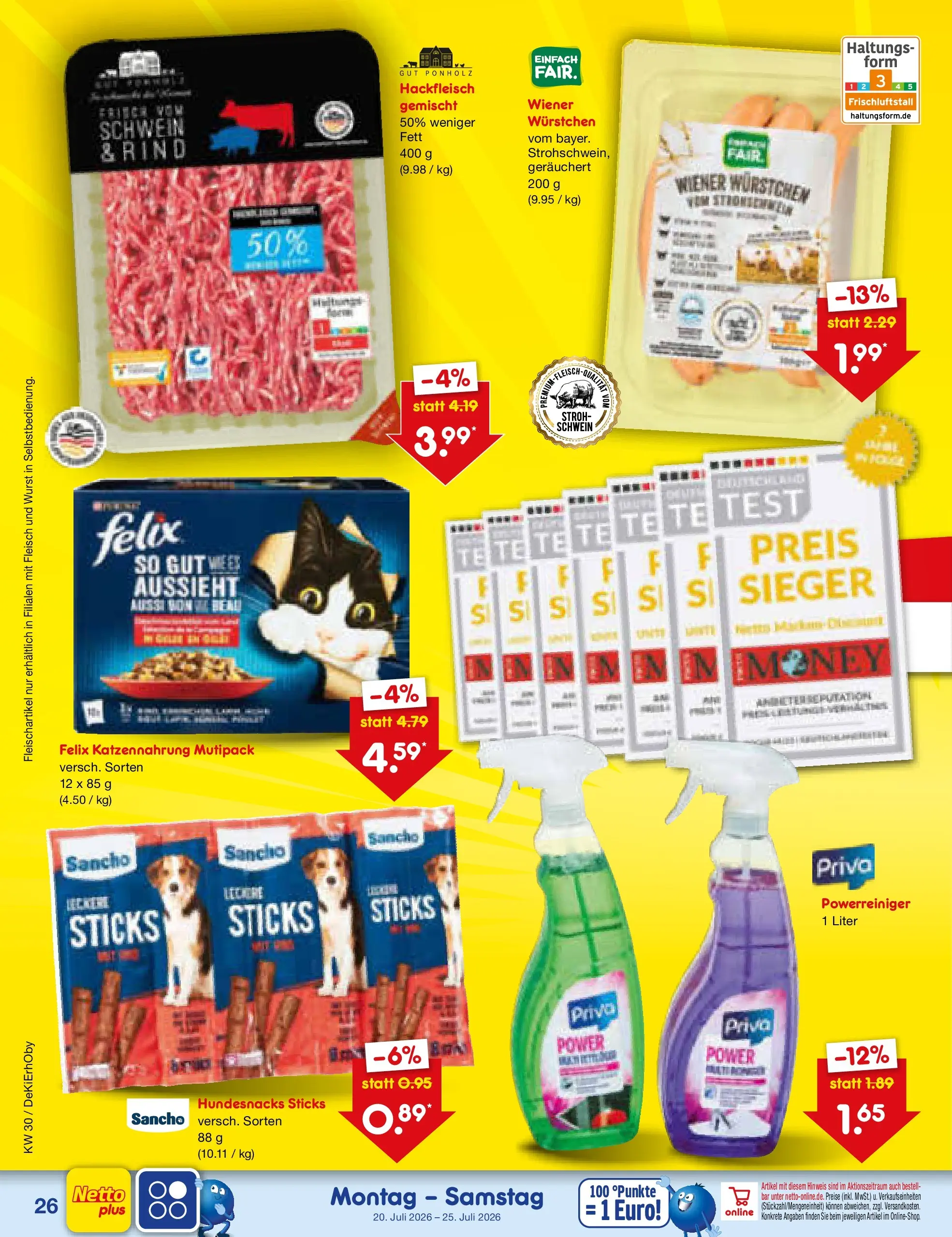 Netto Marken-Discount Prospekt Thierhaupten (ab 19.07.2026) ยป Angebote | Seite: 42 | Produkte: Wiener wurstchen, Wurst, Fleisch, Hackfleisch Netto Marken-Discount Prospekt Thierhaupten (ab 19.07.2026) ยป Angebote | Seite: 42 | Produkte: Wiener wurstchen, Wurst, Fleisch, Hackfleisch