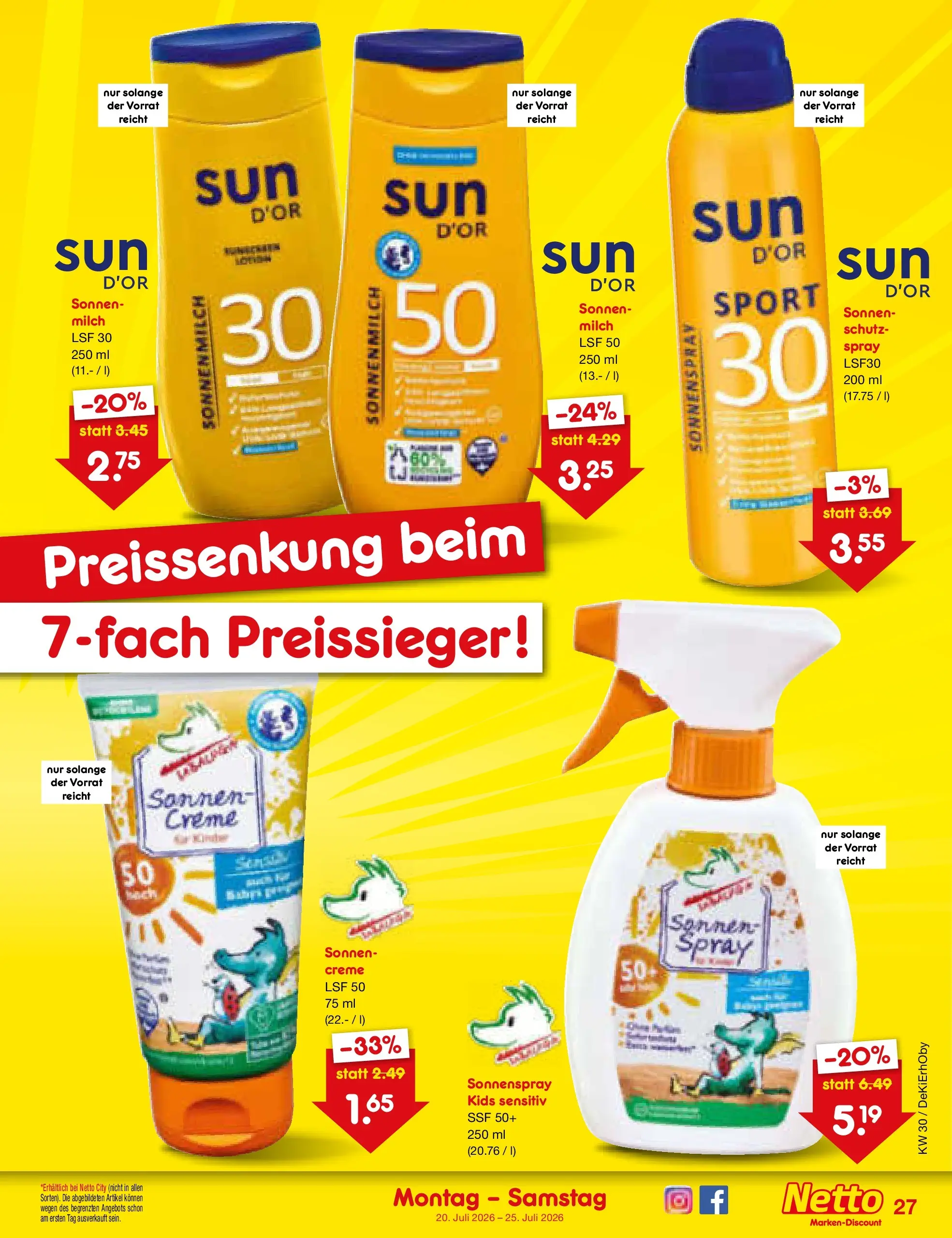 Netto Marken-Discount Prospekt Thierhaupten (ab 19.07.2026) ยป Angebote | Seite: 43 | Produkte: Milch, Creme Netto Marken-Discount Prospekt Thierhaupten (ab 19.07.2026) ยป Angebote | Seite: 43 | Produkte: Milch, Creme