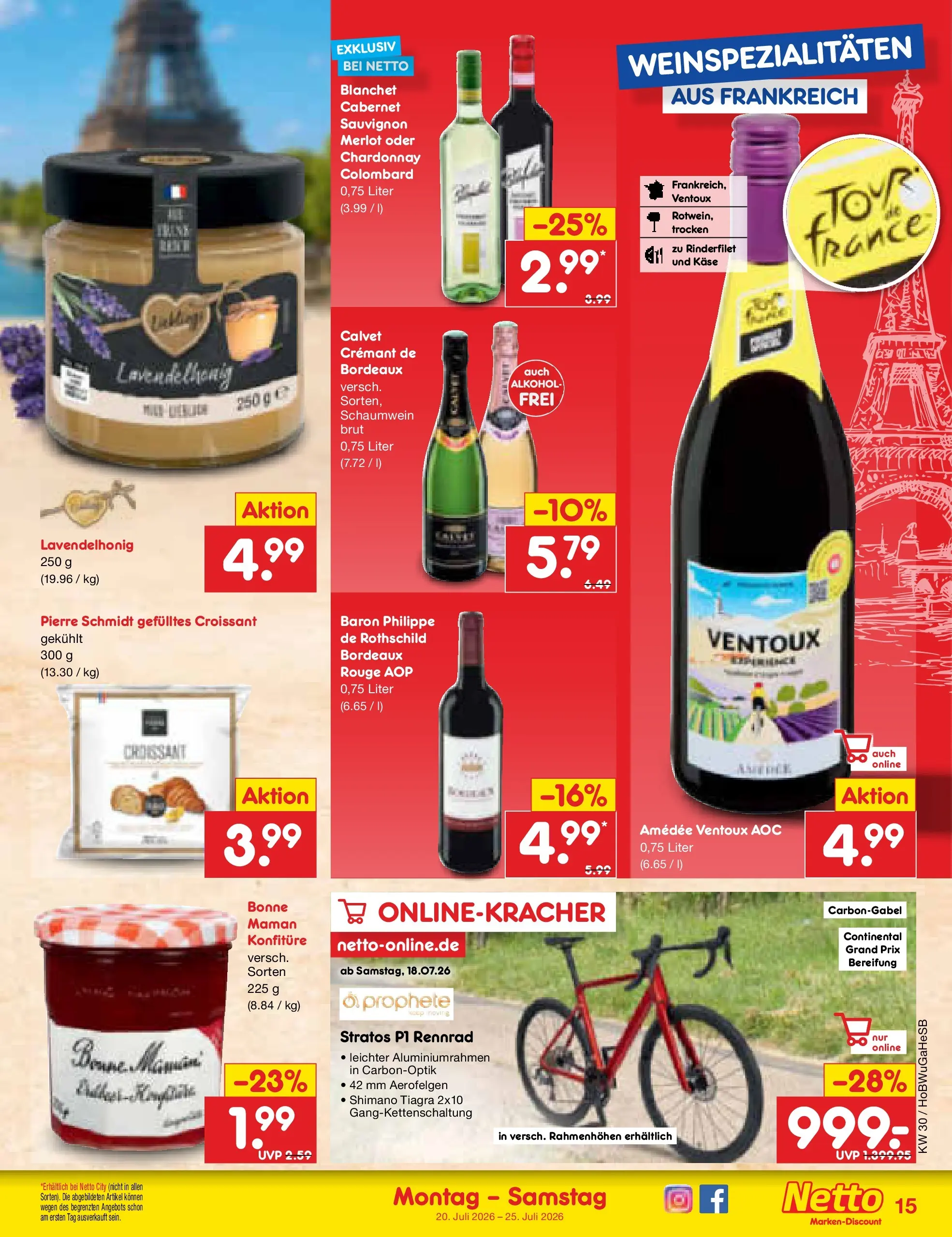 Netto Marken-Discount Prospekt Hannover (ab 19.07.2026) ยป Angebote | Seite: 25 | Produkte: Kรคse, Merlot, Rouge, Bonne maman Netto Marken-Discount Prospekt Hannover (ab 19.07.2026) ยป Angebote | Seite: 25 | Produkte: Kรคse, Merlot, Rouge, Bonne maman