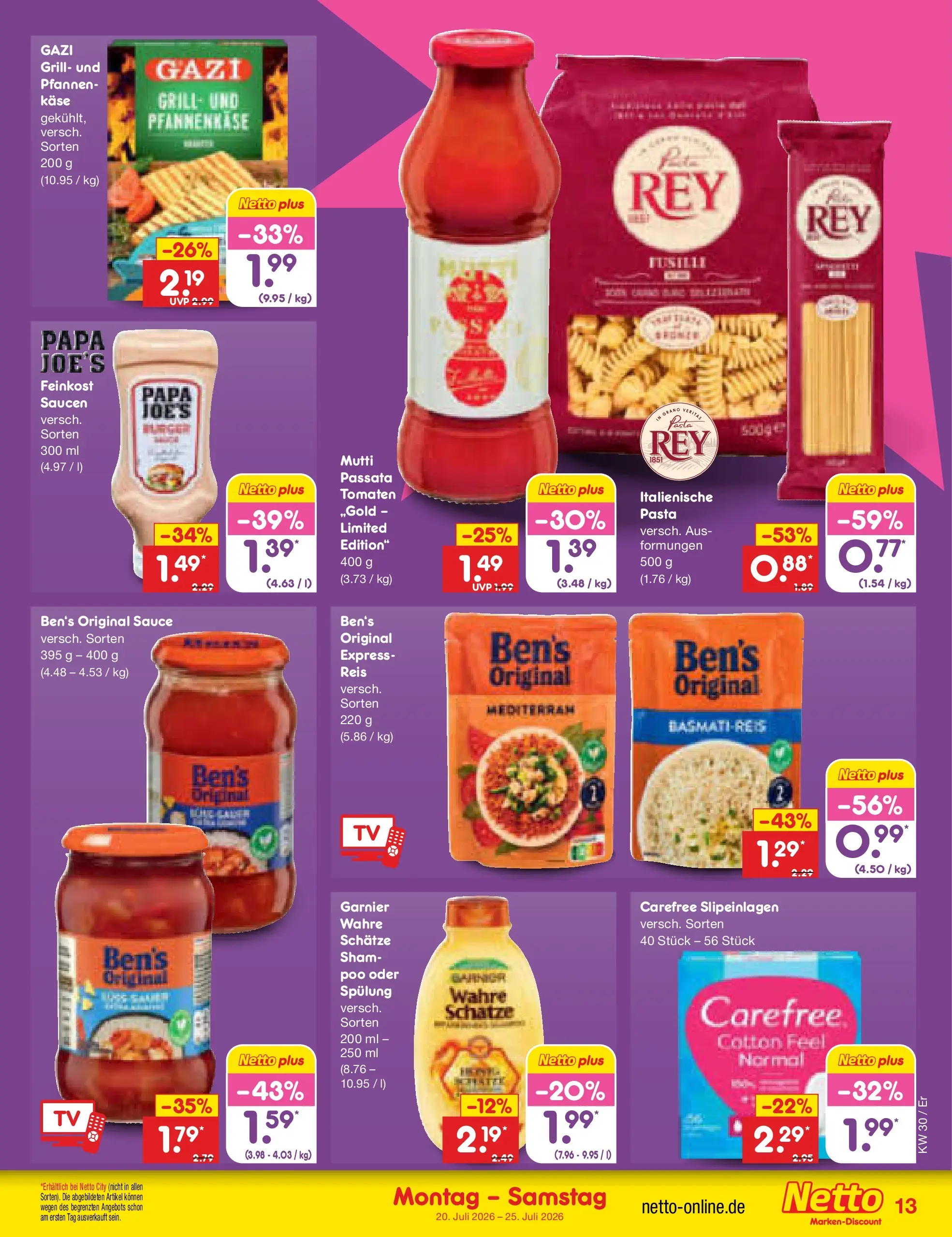 Netto Marken-Discount Prospekt Nordhausen (ab 19.07.2026) ยป Angebote | Seite: 21 | Produkte: Grill, Kรคse, Spรผlung, Pasta Netto Marken-Discount Prospekt Nordhausen (ab 19.07.2026) ยป Angebote | Seite: 21 | Produkte: Grill, Kรคse, Spรผlung, Pasta