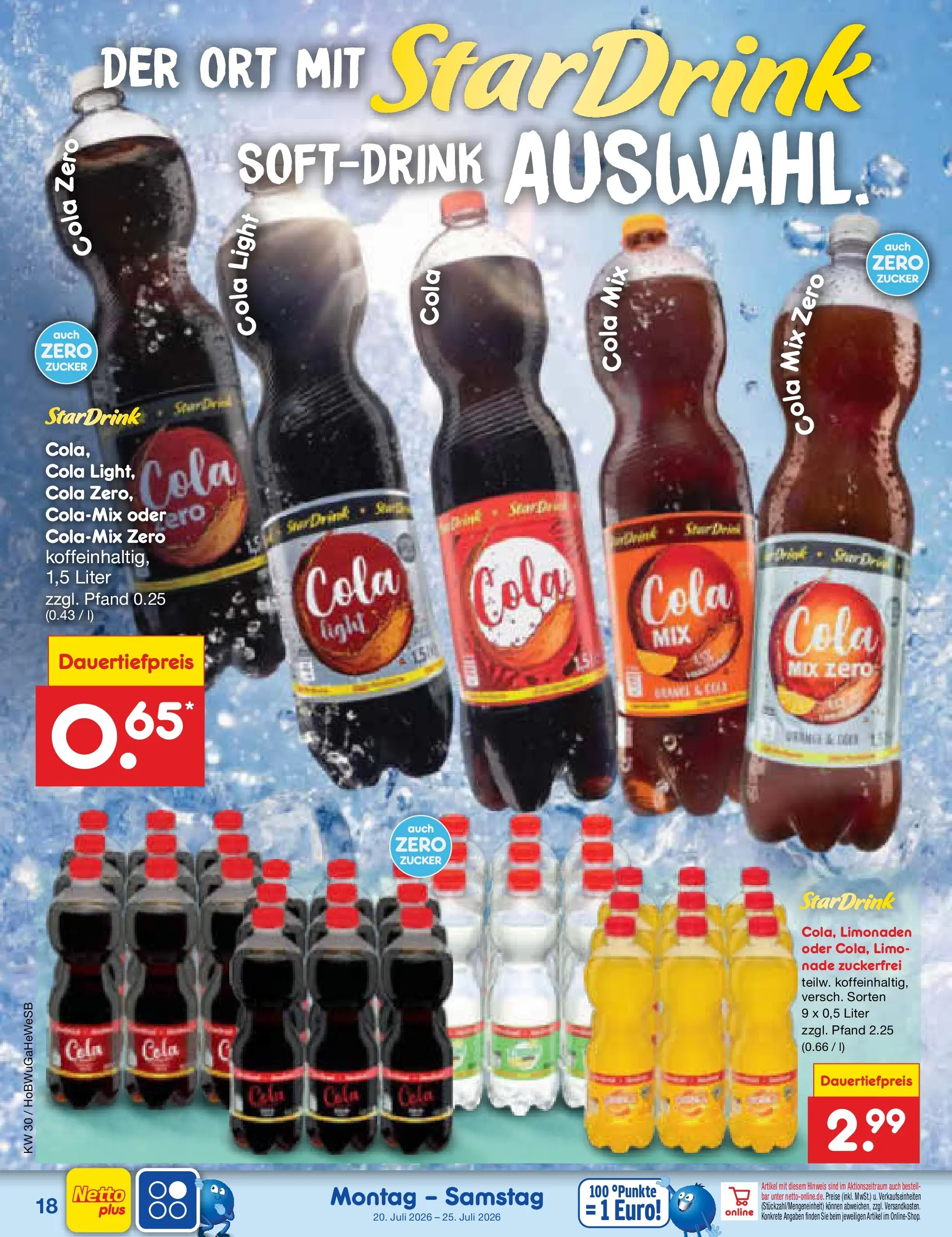 Netto Marken-Discount Prospekt Hannover (ab 19.07.2026) ยป Angebote | Seite: 30 | Produkte: Cola, Zucker Netto Marken-Discount Prospekt Hannover (ab 19.07.2026) ยป Angebote | Seite: 30 | Produkte: Cola, Zucker
