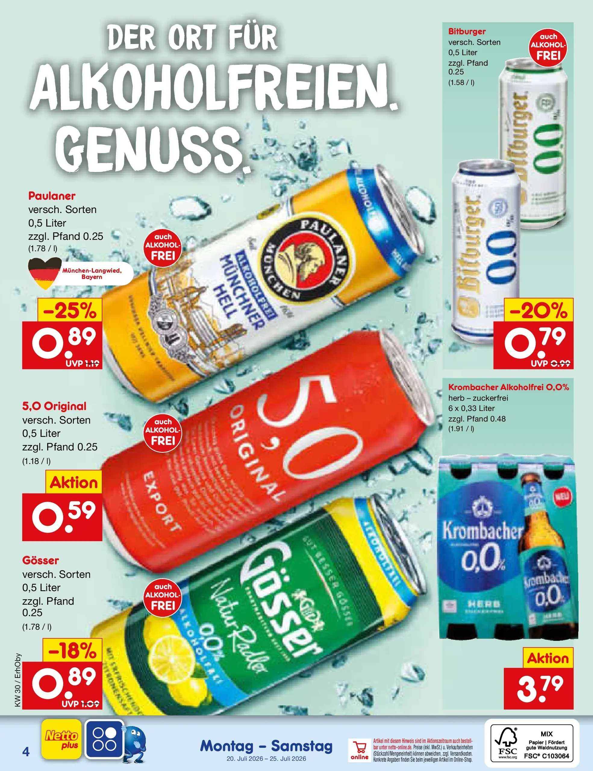 Netto Marken-Discount Prospekt Ergolding (ab 20.07.2026) ยป Angebote | Seite: 37 | Produkte: Shampoo, Spรผlung, Pizza Netto Marken-Discount Prospekt Ergolding (ab 20.07.2026) ยป Angebote | Seite: 37 | Produkte: Shampoo, Spรผlung, Pizza