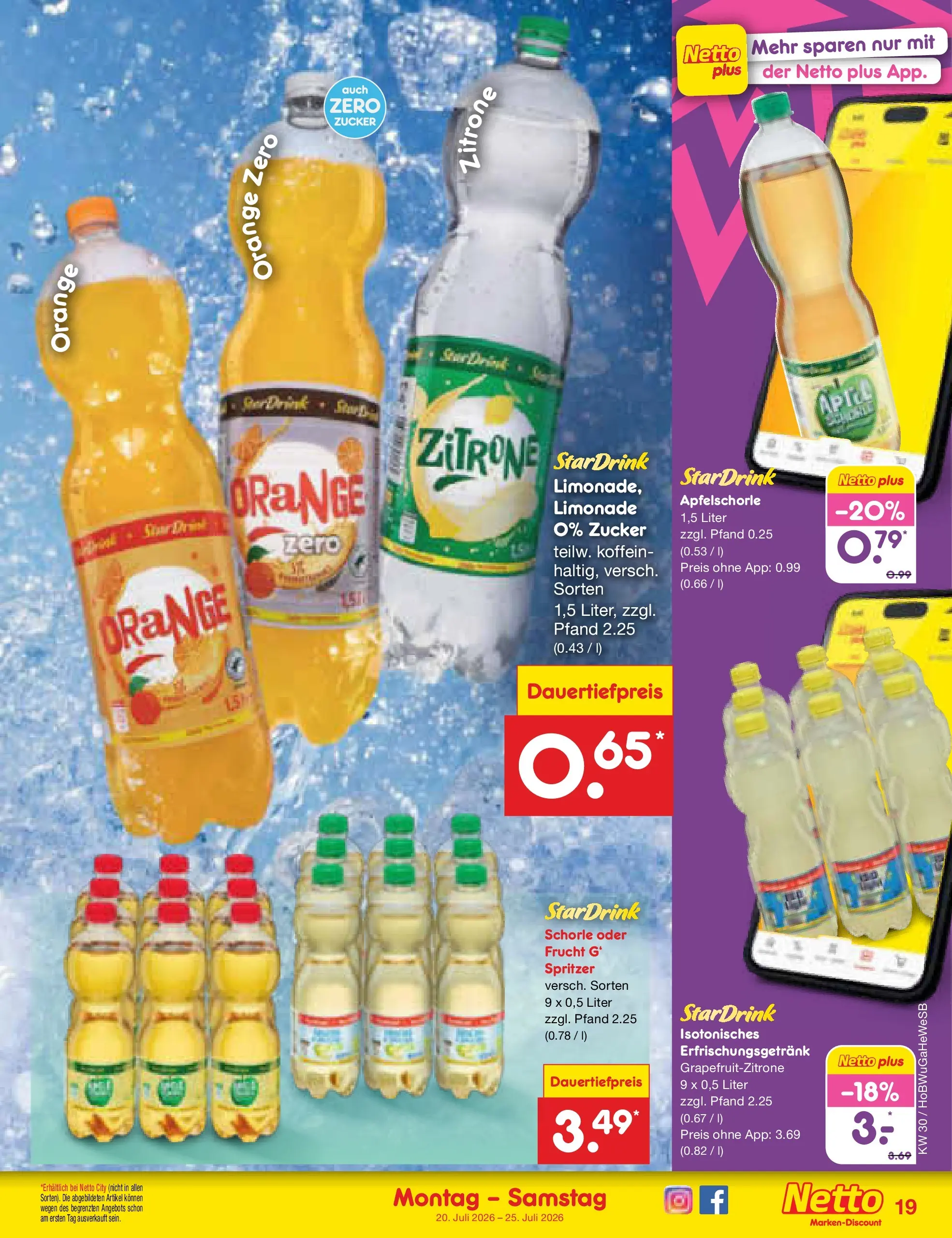 Netto Marken-Discount Prospekt Hannover (ab 19.07.2026) ยป Angebote | Seite: 31 | Produkte: Limonade, Zucker, Zitrone Netto Marken-Discount Prospekt Hannover (ab 19.07.2026) ยป Angebote | Seite: 31 | Produkte: Limonade, Zucker, Zitrone
