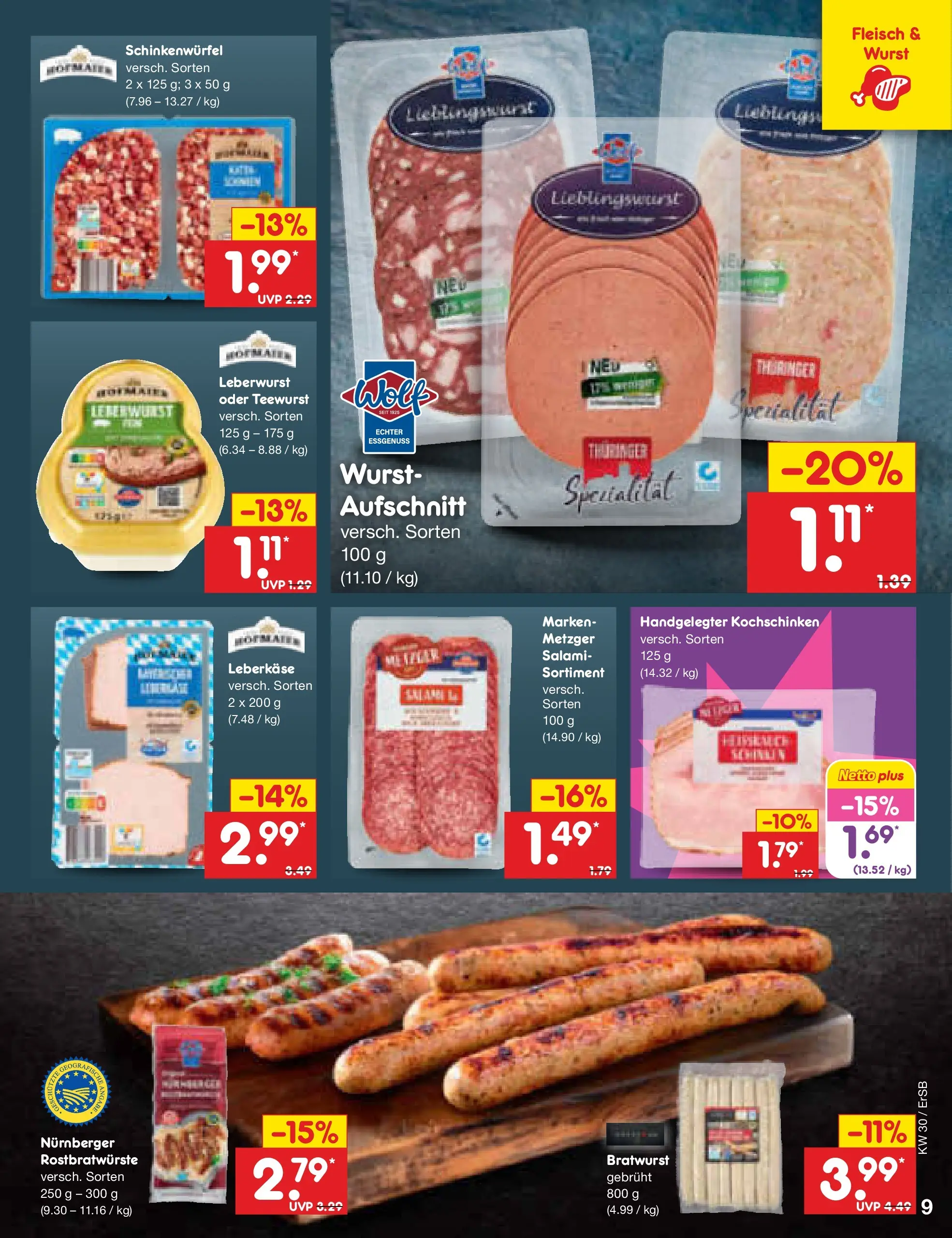 Netto Marken-Discount Prospekt Nordhausen (ab 19.07.2026) ยป Angebote | Seite: 13 | Produkte: Bratwurst, Wurst, Salami, Fleisch Netto Marken-Discount Prospekt Nordhausen (ab 19.07.2026) ยป Angebote | Seite: 13 | Produkte: Bratwurst, Wurst, Salami, Fleisch