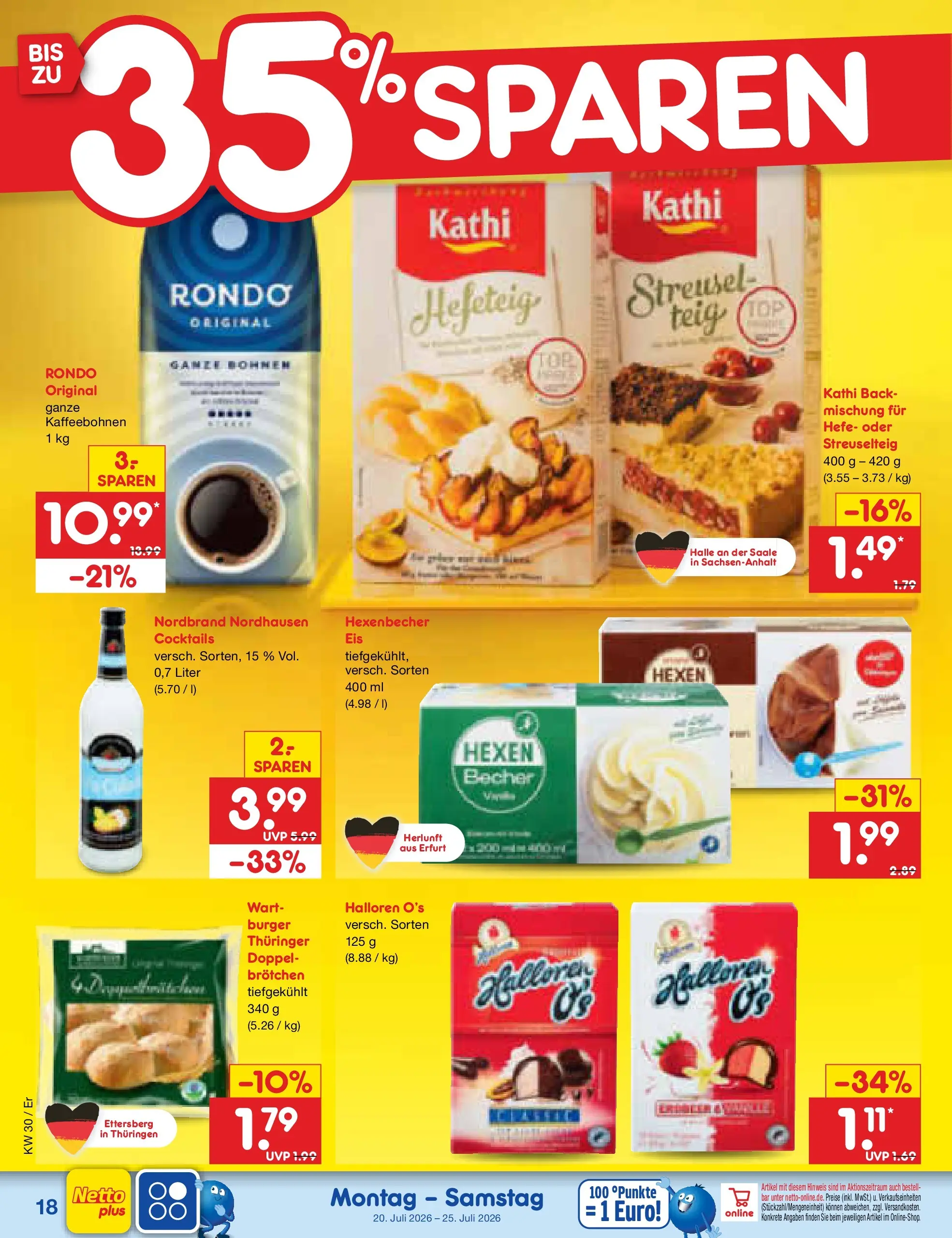 Netto Marken-Discount Prospekt Nordhausen (ab 19.07.2026) ยป Angebote | Seite: 30 | Produkte: Burger Netto Marken-Discount Prospekt Nordhausen (ab 19.07.2026) ยป Angebote | Seite: 30 | Produkte: Burger