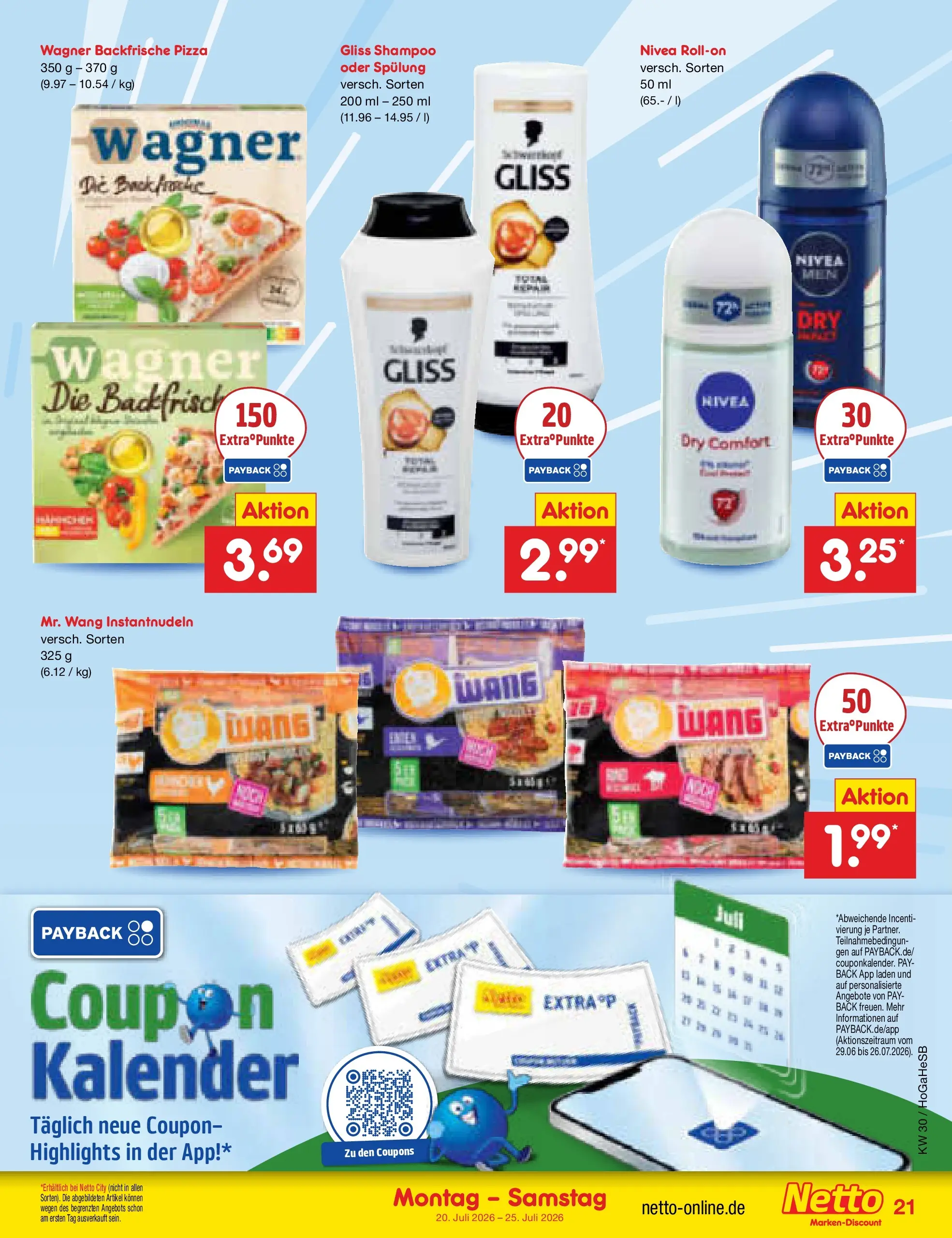 Netto Marken-Discount Prospekt Hannover (ab 19.07.2026) ยป Angebote | Seite: 37 | Produkte: Shampoo, Spรผlung, Pizza Netto Marken-Discount Prospekt Hannover (ab 19.07.2026) ยป Angebote | Seite: 37 | Produkte: Shampoo, Spรผlung, Pizza