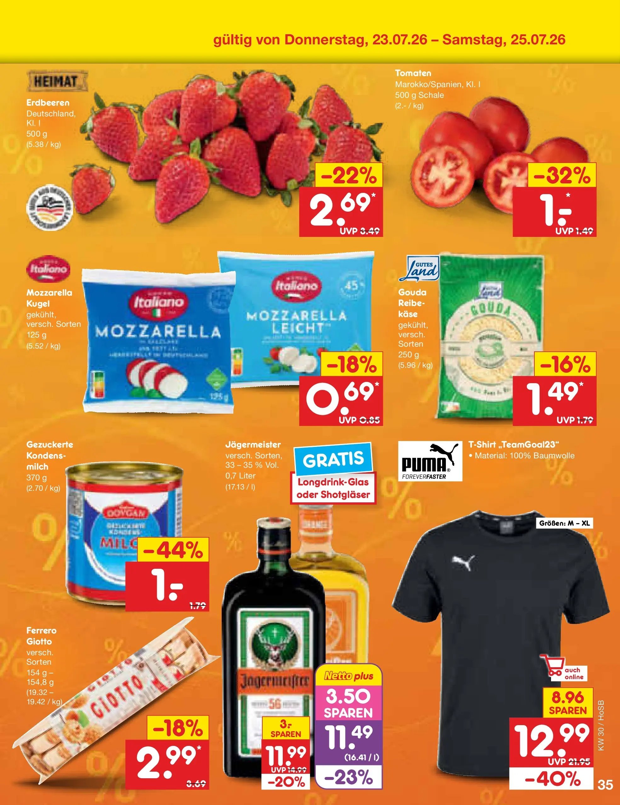 Netto Marken-Discount Prospekt Hannover (ab 19.07.2026) ยป Angebote | Seite: 59 | Produkte: Milch, Kรคse, Gouda, Erdbeeren Netto Marken-Discount Prospekt Hannover (ab 19.07.2026) ยป Angebote | Seite: 59 | Produkte: Milch, Kรคse, Gouda, Erdbeeren