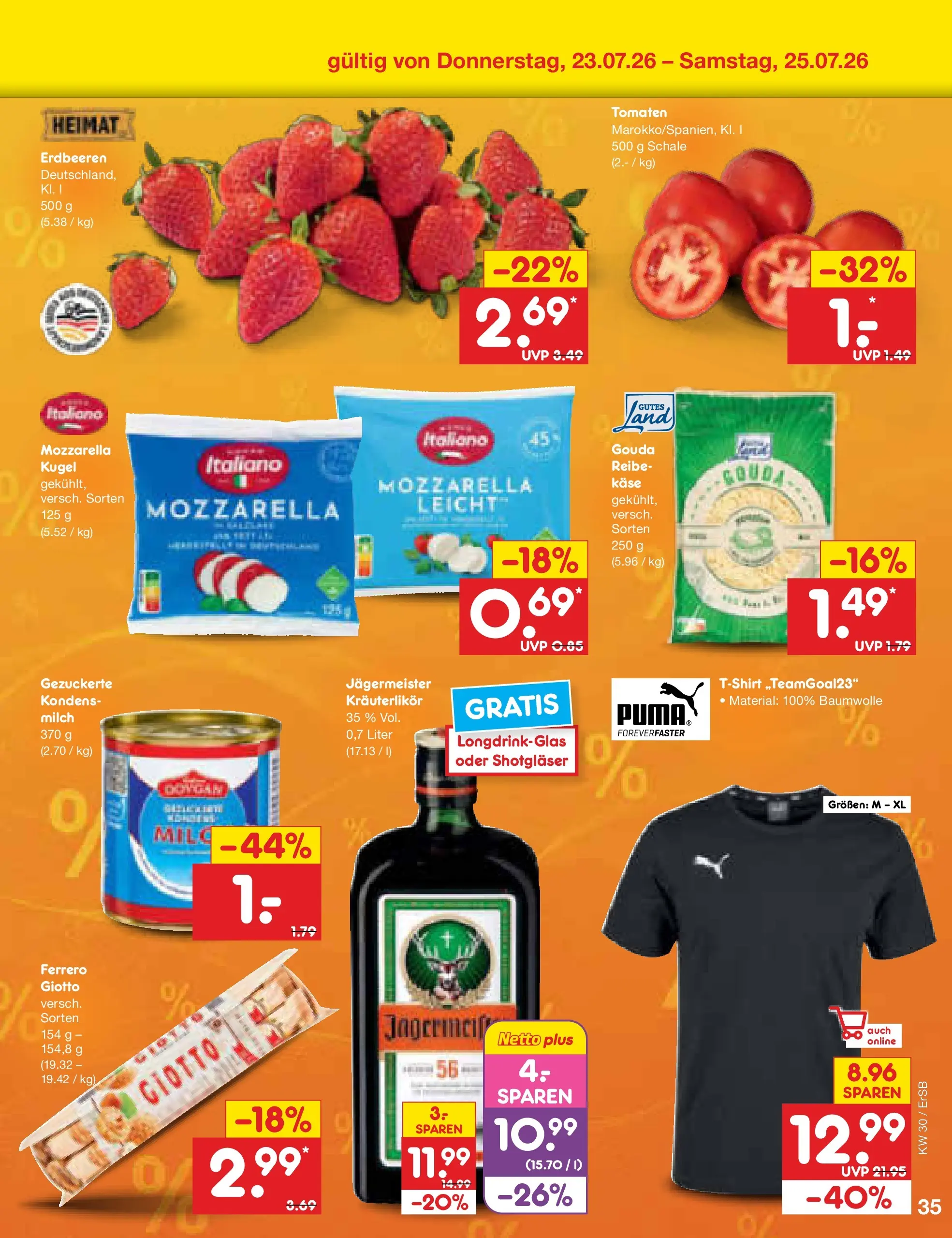 Netto Marken-Discount Prospekt Nordhausen (ab 19.07.2026) ยป Angebote | Seite: 59 | Produkte: Kรคse, Gouda, Tomaten, Erdbeeren Netto Marken-Discount Prospekt Nordhausen (ab 19.07.2026) ยป Angebote | Seite: 59 | Produkte: Kรคse, Gouda, Tomaten, Erdbeeren