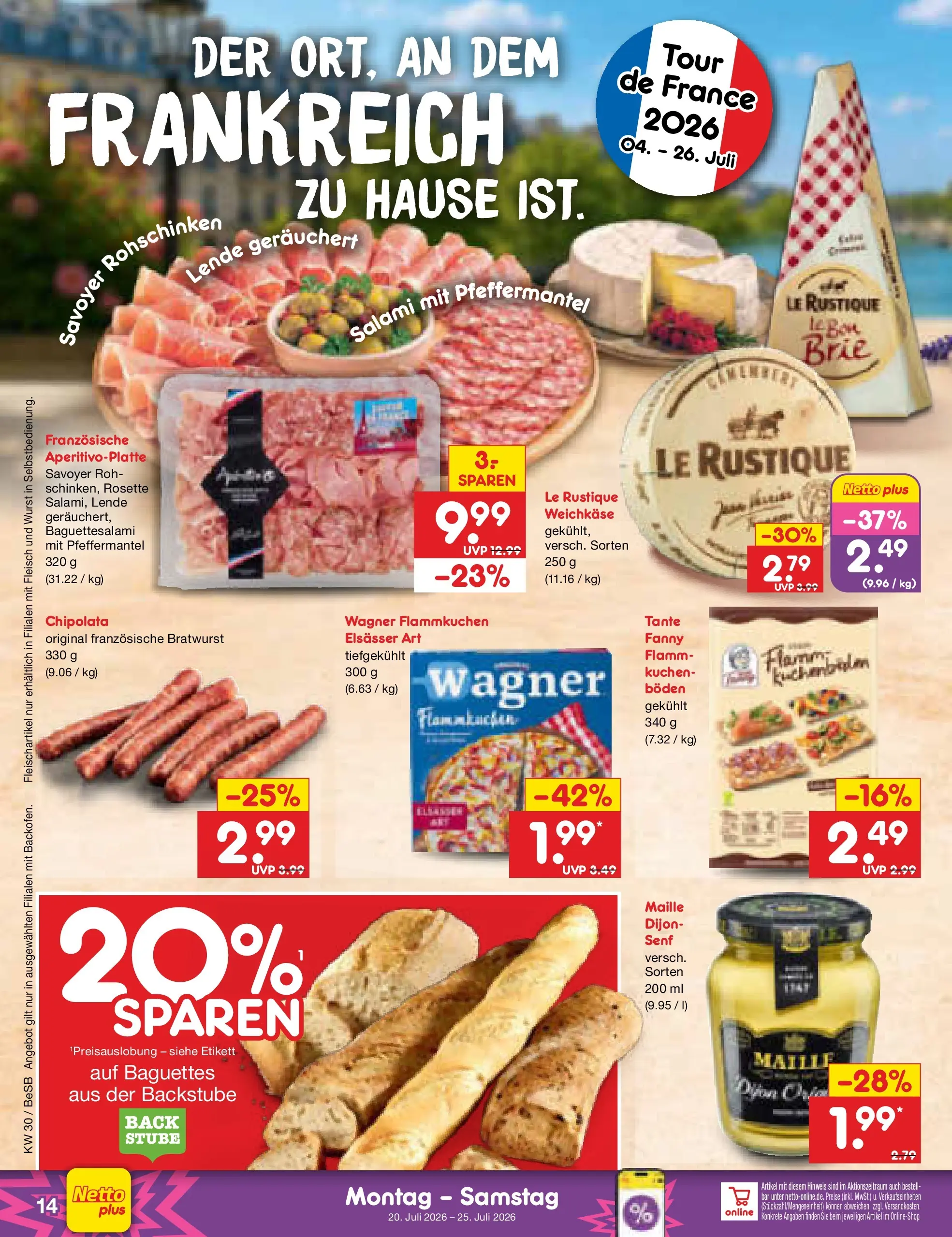 Netto Marken-Discount Prospekt Kremmen (ab 19.07.2026) ยป Angebote | Seite: 24 | Produkte: Bratwurst, Salami, Kuchen, Fleisch Netto Marken-Discount Prospekt Kremmen (ab 19.07.2026) ยป Angebote | Seite: 24 | Produkte: Bratwurst, Salami, Kuchen, Fleisch