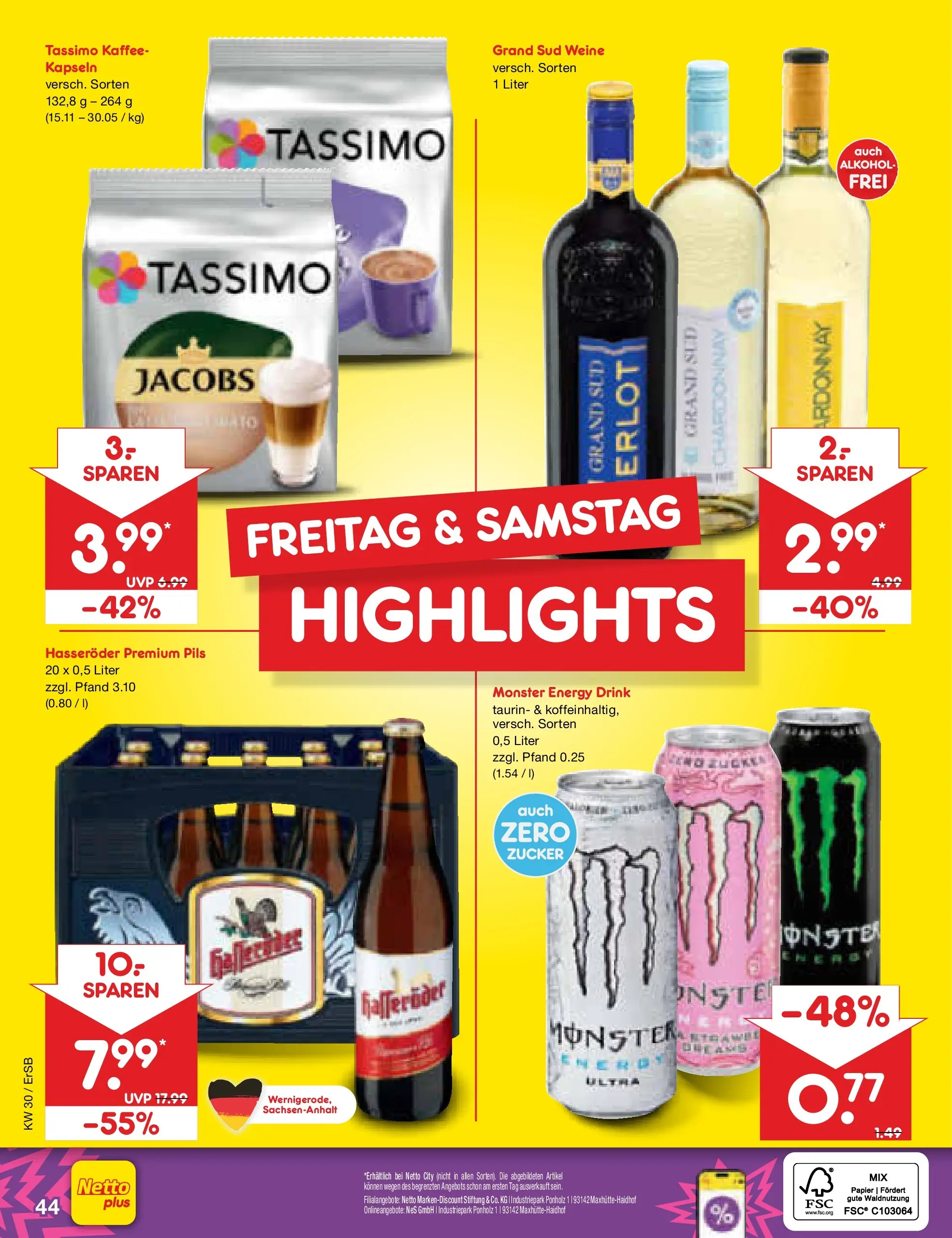 Netto Marken-Discount Prospekt Nordhausen (ab 19.07.2026) ยป Angebote | Seite: 68 | Produkte: Pils, Monster, Grand sud, Hasserรถder Netto Marken-Discount Prospekt Nordhausen (ab 19.07.2026) ยป Angebote | Seite: 68 | Produkte: Pils, Monster, Grand sud, Hasserรถder