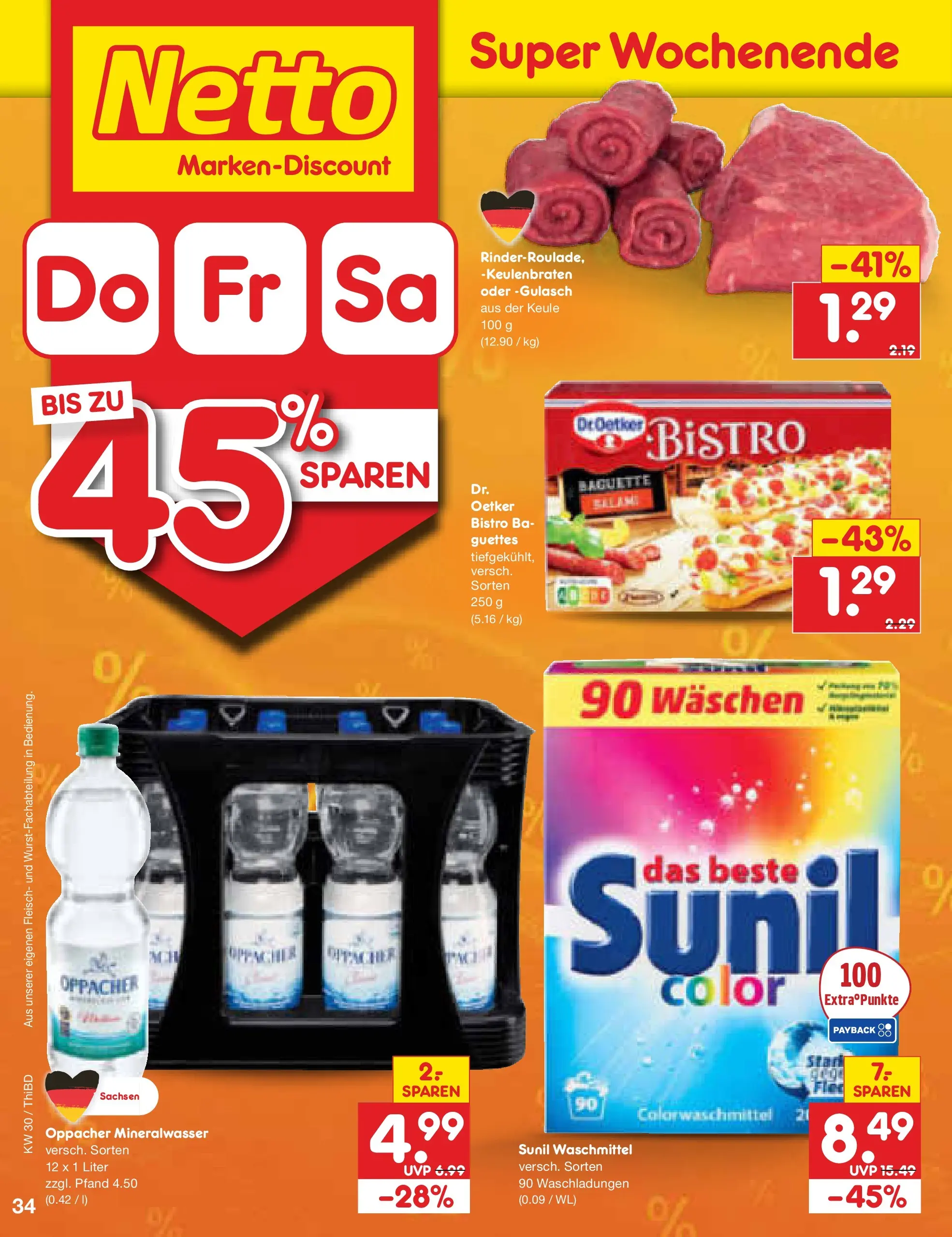 Netto Marken-Discount Prospekt Thiendorf (ab 20.07.2026) ยป Angebote | Seite: 58 | Produkte: Baguette, Mineralwasser, Waschmittel, Fleisch Netto Marken-Discount Prospekt Thiendorf (ab 20.07.2026) ยป Angebote | Seite: 58 | Produkte: Baguette, Mineralwasser, Waschmittel, Fleisch
