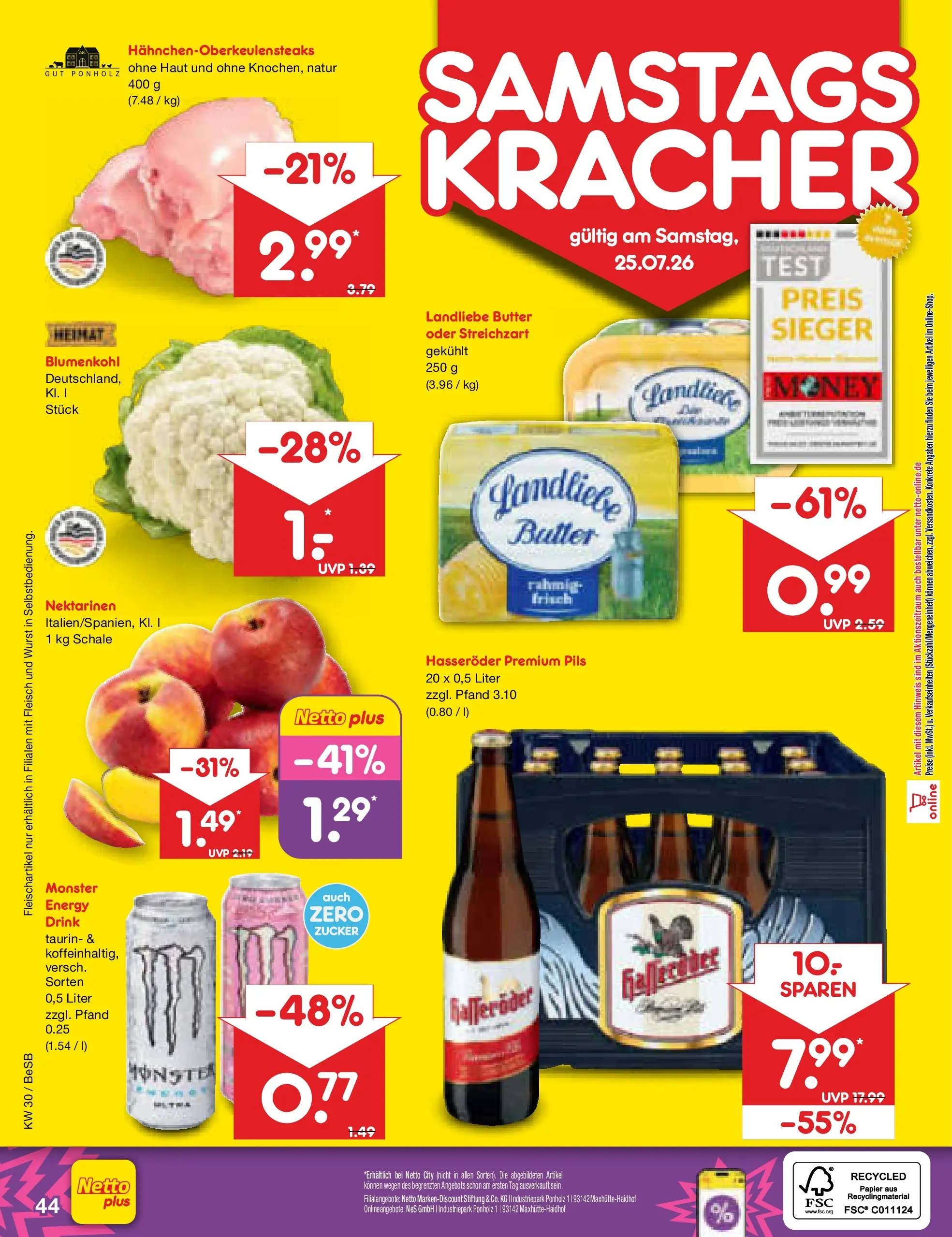 Netto Marken-Discount Prospekt Kremmen (ab 19.07.2026) ยป Angebote | Seite: 68 | Produkte: Butter, Nektarinen, Zucker, Wurst Netto Marken-Discount Prospekt Kremmen (ab 19.07.2026) ยป Angebote | Seite: 68 | Produkte: Butter, Nektarinen, Zucker, Wurst