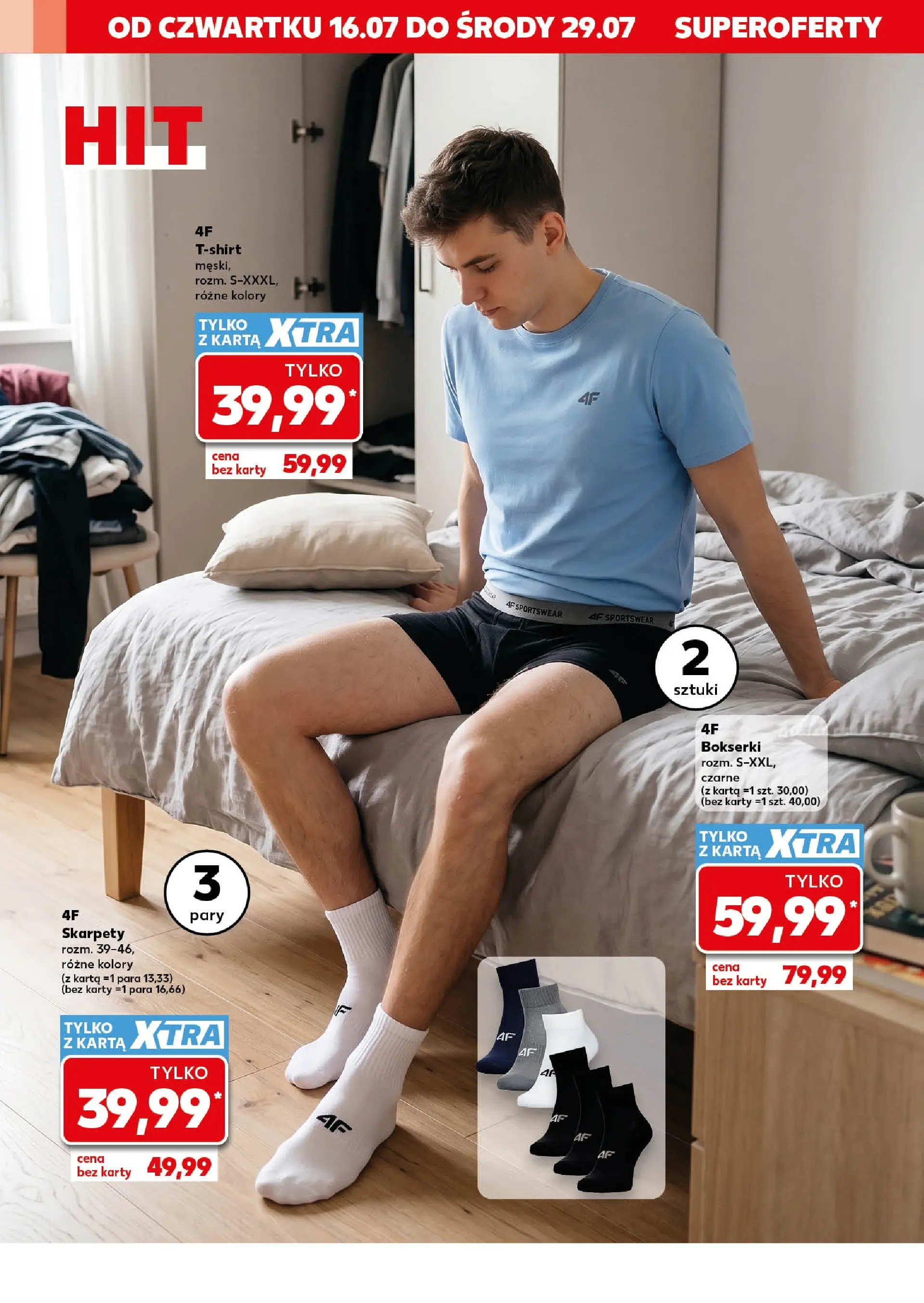 Kaufland gazetka - Złap Okazje od 16.07.2026 - od jutra PDF | Strona: 2 | Produkty: Karta, Skarpety, Bokserki