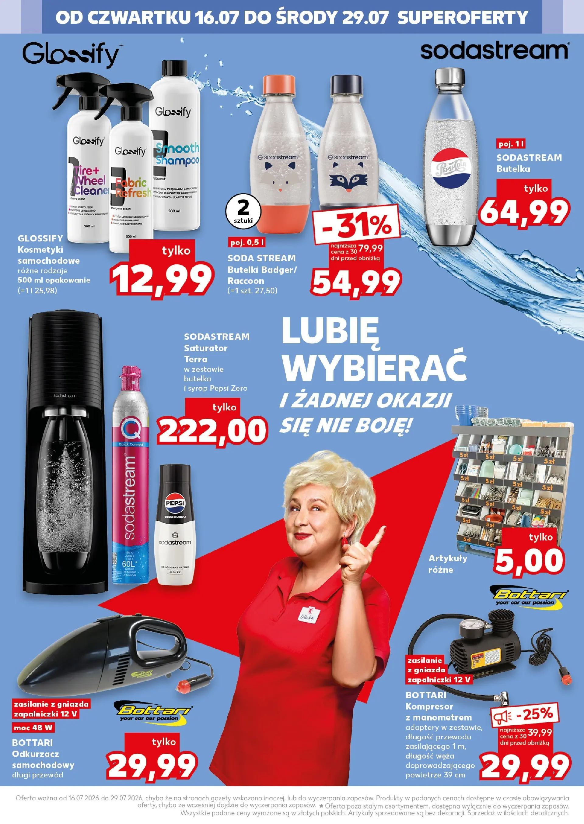 Kaufland gazetka - Złap Okazje od 16.07.2026 - od jutra PDF | Strona: 16 | Produkty: Kosmetyki, Odkurzacz, Pepsi, Sodastream