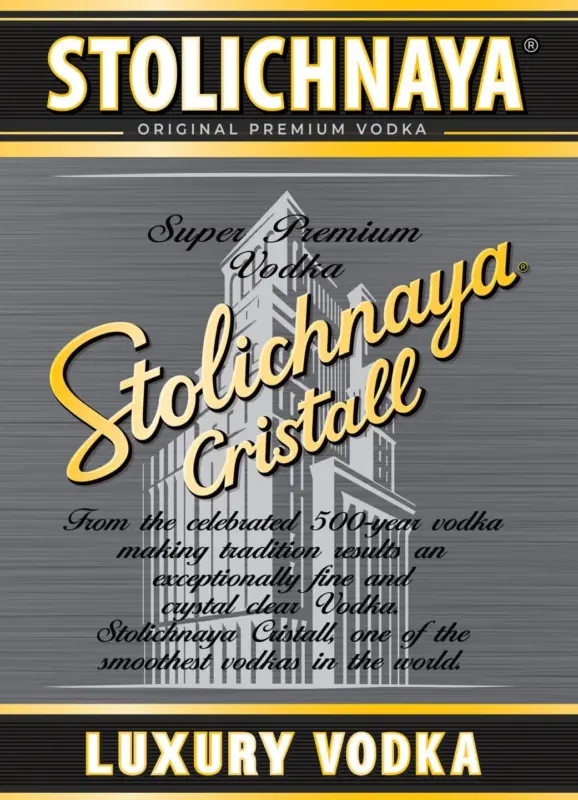 Stolichnaya Водка Cristal 40% vol