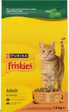 Kaufland хипермаркет Friskies Суха храна за котки различни видове - до 19-07-26