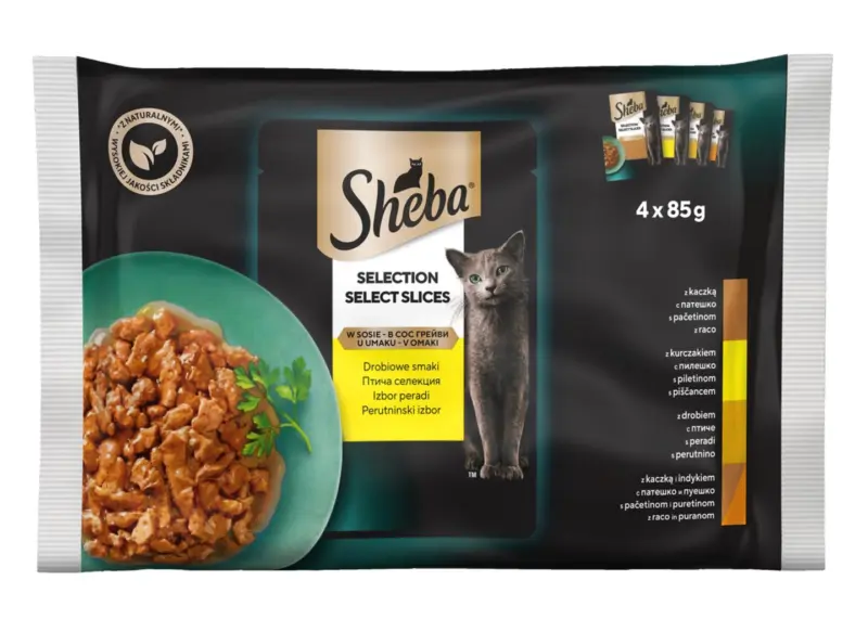 SHEBA Храна за котки пауч