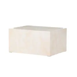 Couchtisch York Hellgelb B: 80 cm