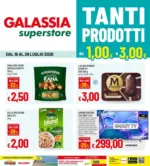 Galassia Tanti prodotti da 1,00 a 3,00 &euro; - al 29.07.2026