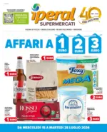Iperal Affari a 1,2,3 &euro; - al 28.07.2026