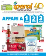 Iperal Affari a 1,2,3 &euro; - al 28.07.2026