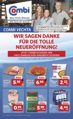Combi Prospekt Vechta ab 20.07.2026 gültig Combi Prospekt Vechta ab 20.07.2026 gültig