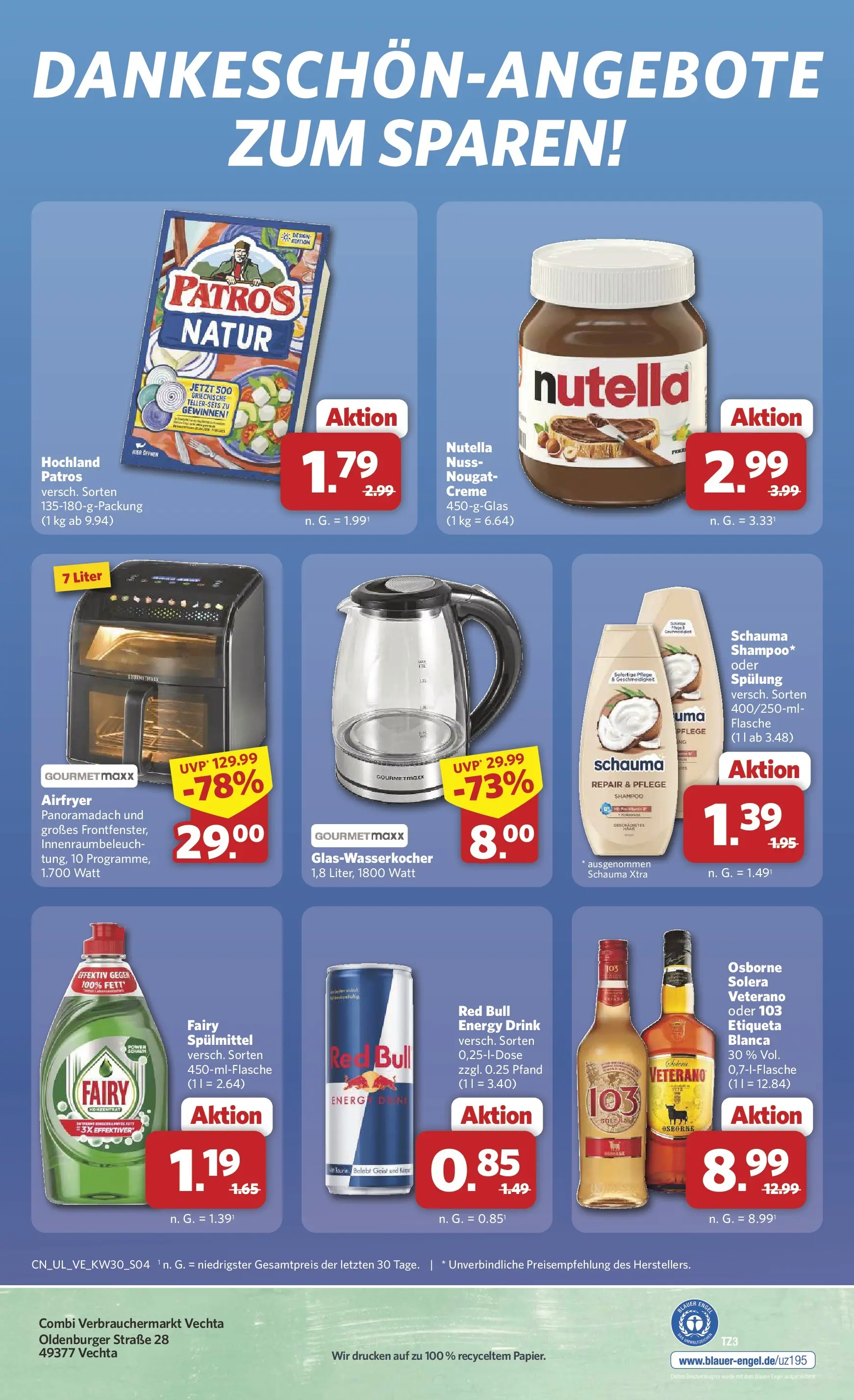 Combi Prospekt Vechta (ab 20.07.2026) zum Blättern | Seite: 4 | Produkte: Osborne, Patros, Shampoo, Spülung