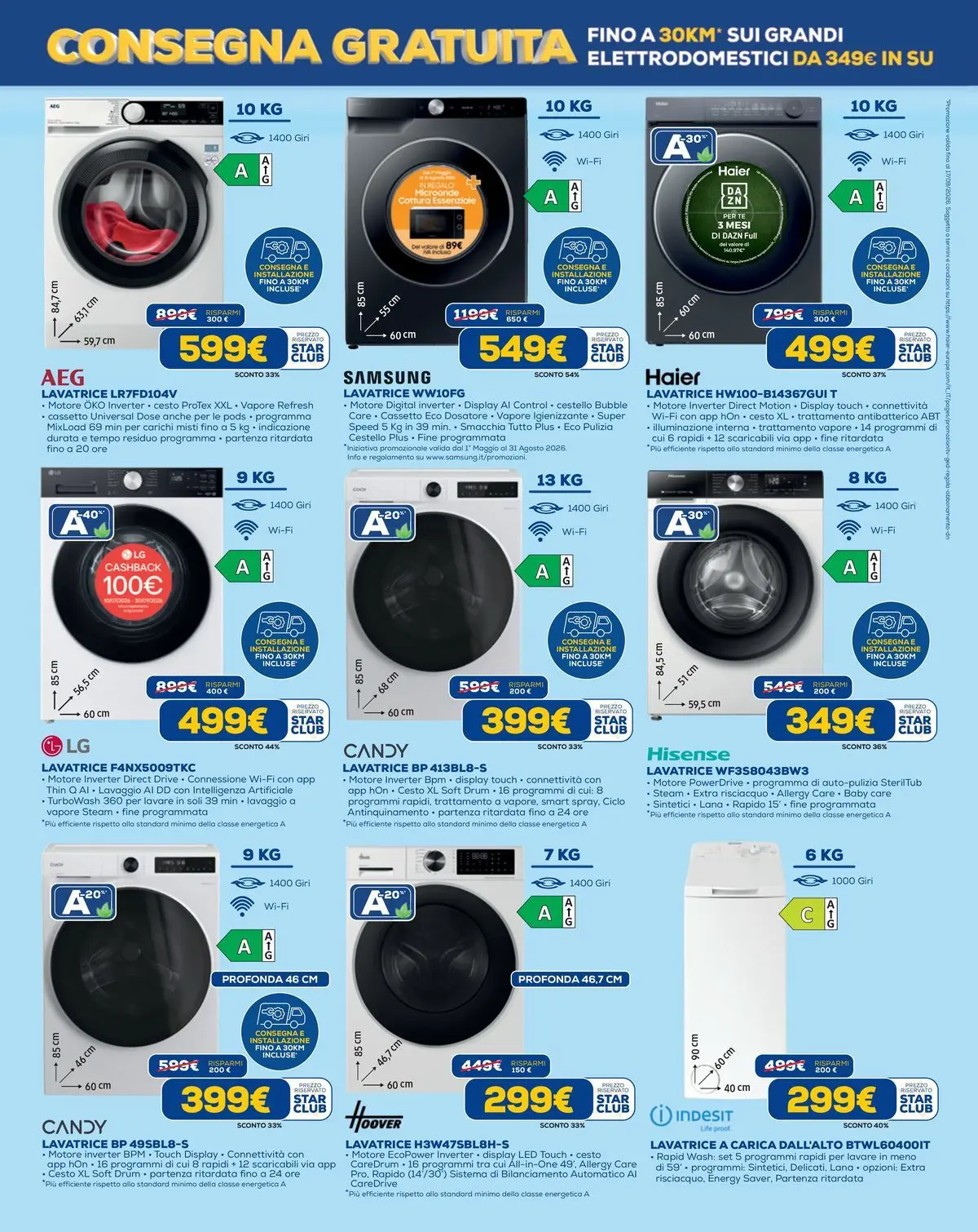 Nuovo Offerte volantino Euronics dal 15/07/2026 > offerte anteprima 🛍️ | Pagina: 2 | Prodotti: Microonde, Tè, Lavatrice, Samsung