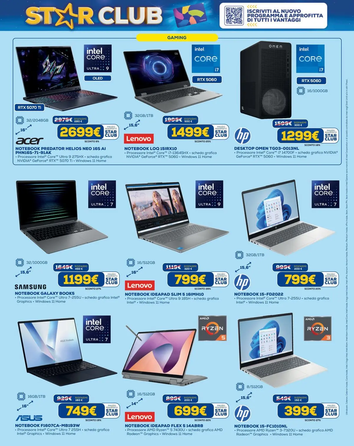 Nuovo Offerte volantino Euronics dal 15/07/2026 > offerte anteprima 🛍️ | Pagina: 8 | Prodotti: Notebook, Samsung