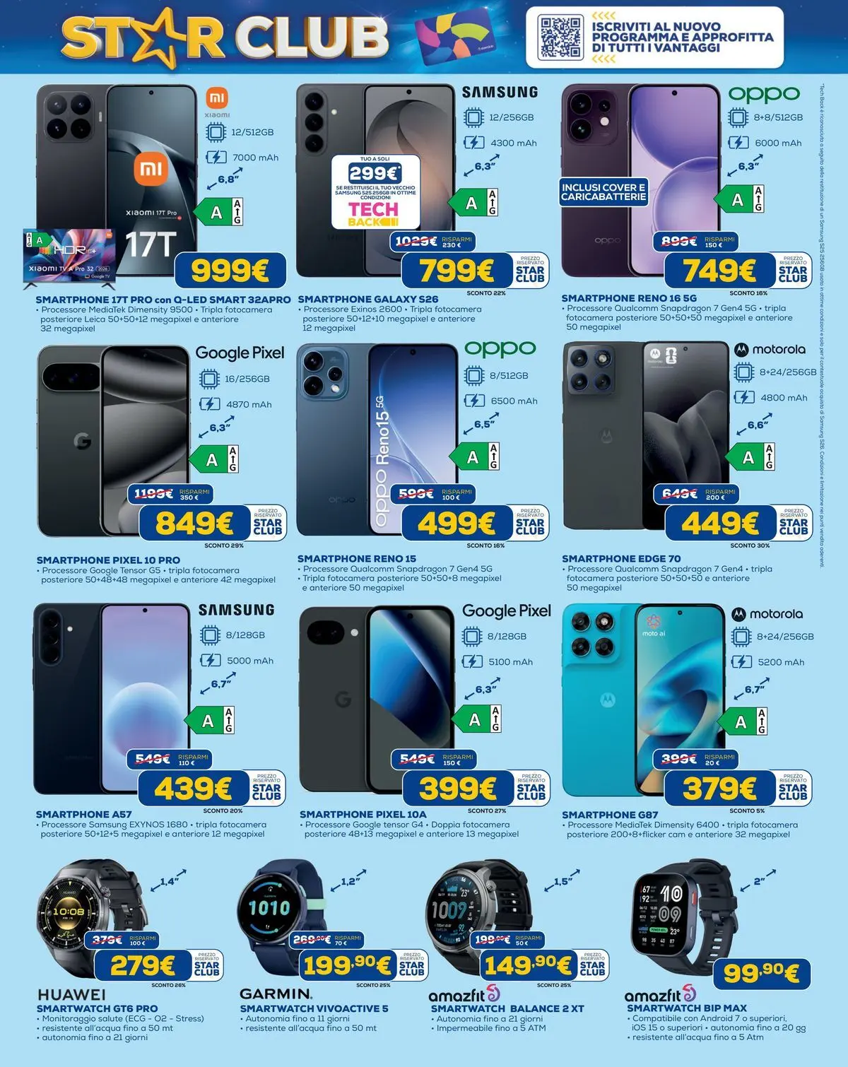 Nuovo Offerte volantino Euronics dal 15/07/2026 > offerte anteprima 🛍️ | Pagina: 10 | Prodotti: Xiaomi, TV, Fotocamera, Smartwatch