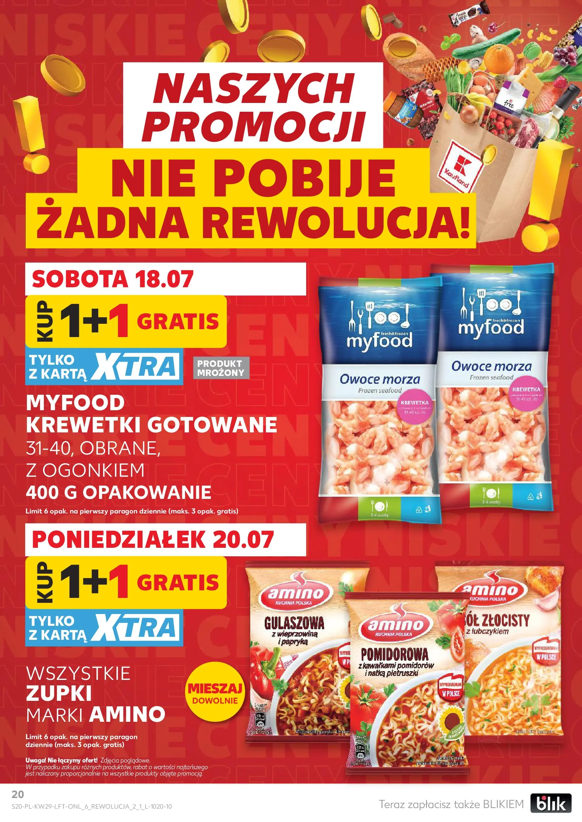 Kaufland gazetka (16.07.2026) - od jutra | Strona: 20 | Produkty: Krewetki, Papryka, Krewetki gotowane, Owoce Kaufland gazetka od 16.07.2026 - od jutra PDF | Strona: 20 | Produkty: Krewetki, Papryka, Krewetki gotowane, Owoce