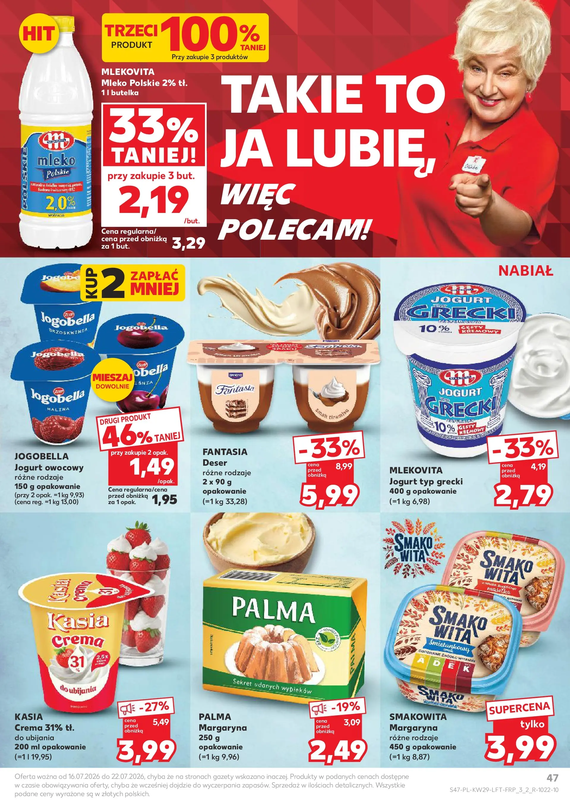 Kaufland gazetka (16.07.2026) - od jutra | Strona: 47 | Produkty: Brzoskwinia, Malina, Jogurt owocowy, Jogurt Kaufland gazetka od 16.07.2026 - od jutra PDF | Strona: 47 | Produkty: Brzoskwinia, Malina, Jogurt owocowy, Jogurt