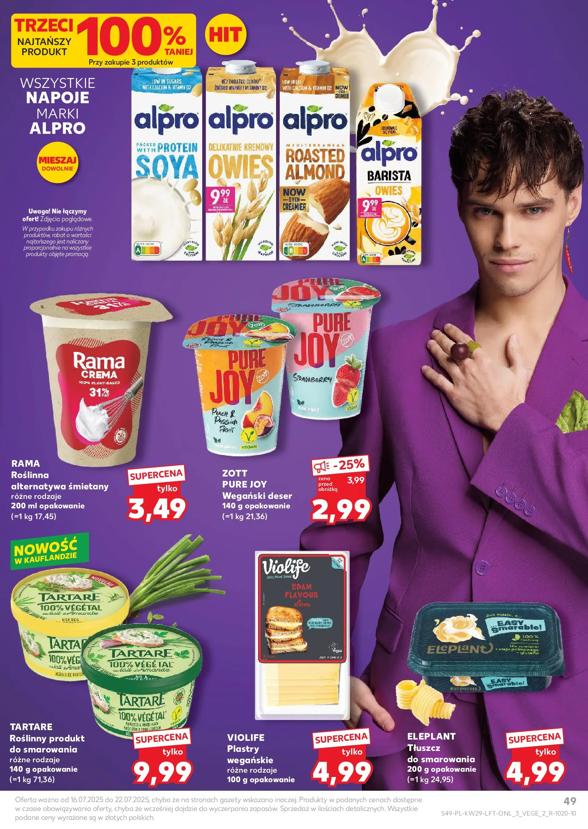 Kaufland gazetka (16.07.2026) - od jutra | Strona: 49 | Produkty: Napój owsiany, Alpro, Napoje, Napój migdałowy Kaufland gazetka od 16.07.2026 - od jutra PDF | Strona: 49 | Produkty: Napój owsiany, Alpro, Napoje, Napój migdałowy