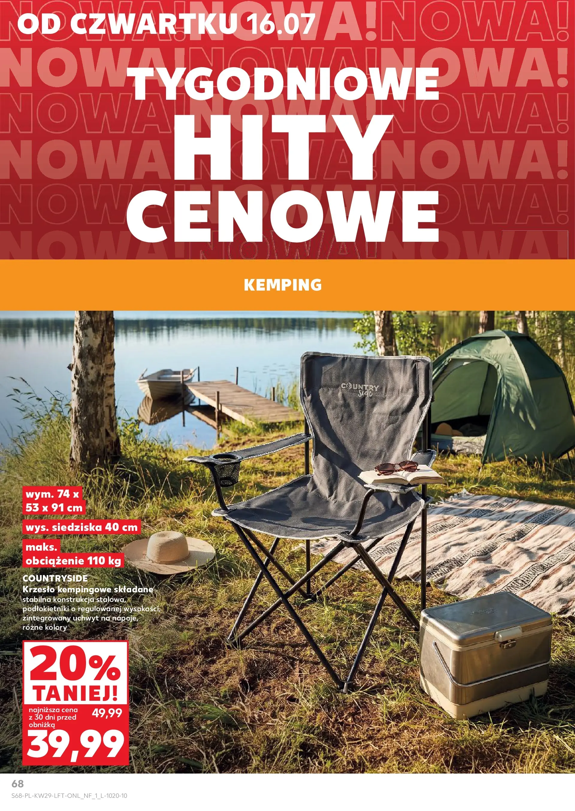 Kaufland gazetka (16.07.2026) - od jutra | Strona: 68 | Produkty: Krzesło Kaufland gazetka od 16.07.2026 - od jutra PDF | Strona: 68 | Produkty: Krzesło