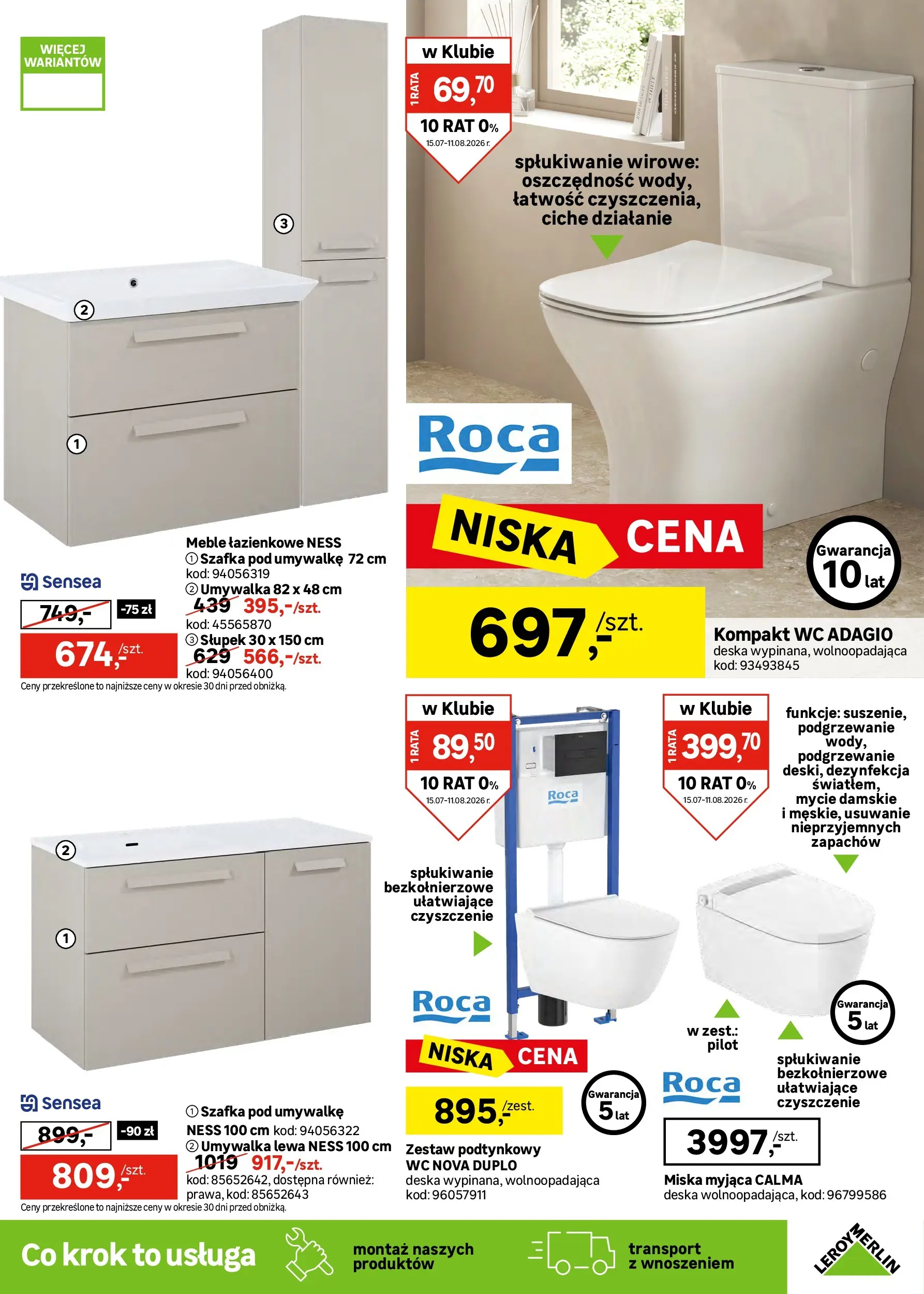 Leroy Merlin gazetka od (15.07.2026 - 11.08.2026) | Strona: 23 | Produkty: Umywalka