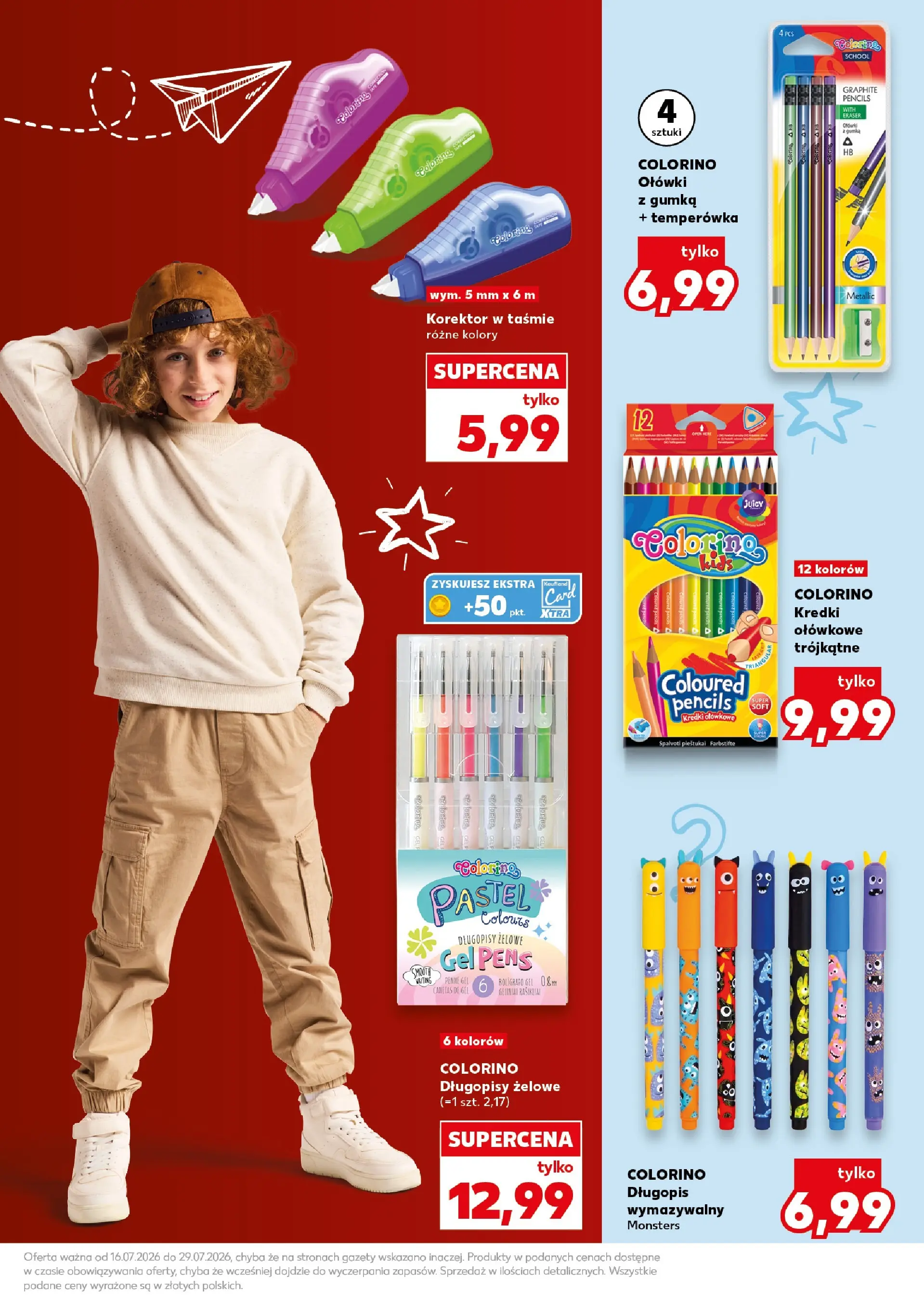 Kaufland gazetka - Katalog artykułów szkolnych od 16.07.2026 - od jutra PDF | Strona: 7 | Produkty: PC, Penne, Temperówka, Korektor