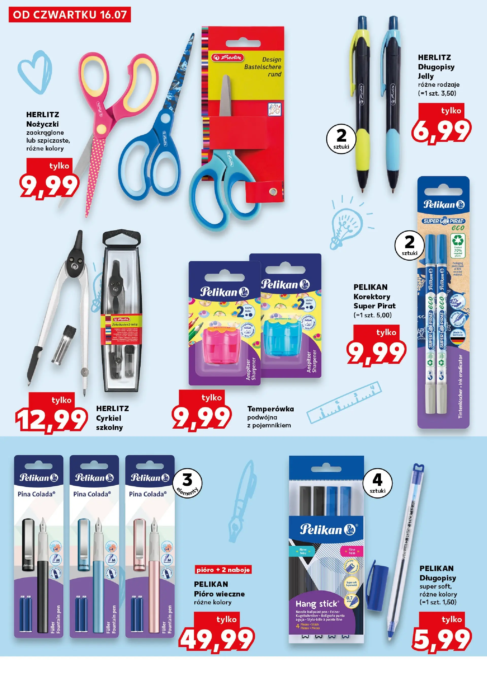 Kaufland gazetka - Katalog artykułów szkolnych od 16.07.2026 - od jutra PDF | Strona: 20 | Produkty: Temperówka