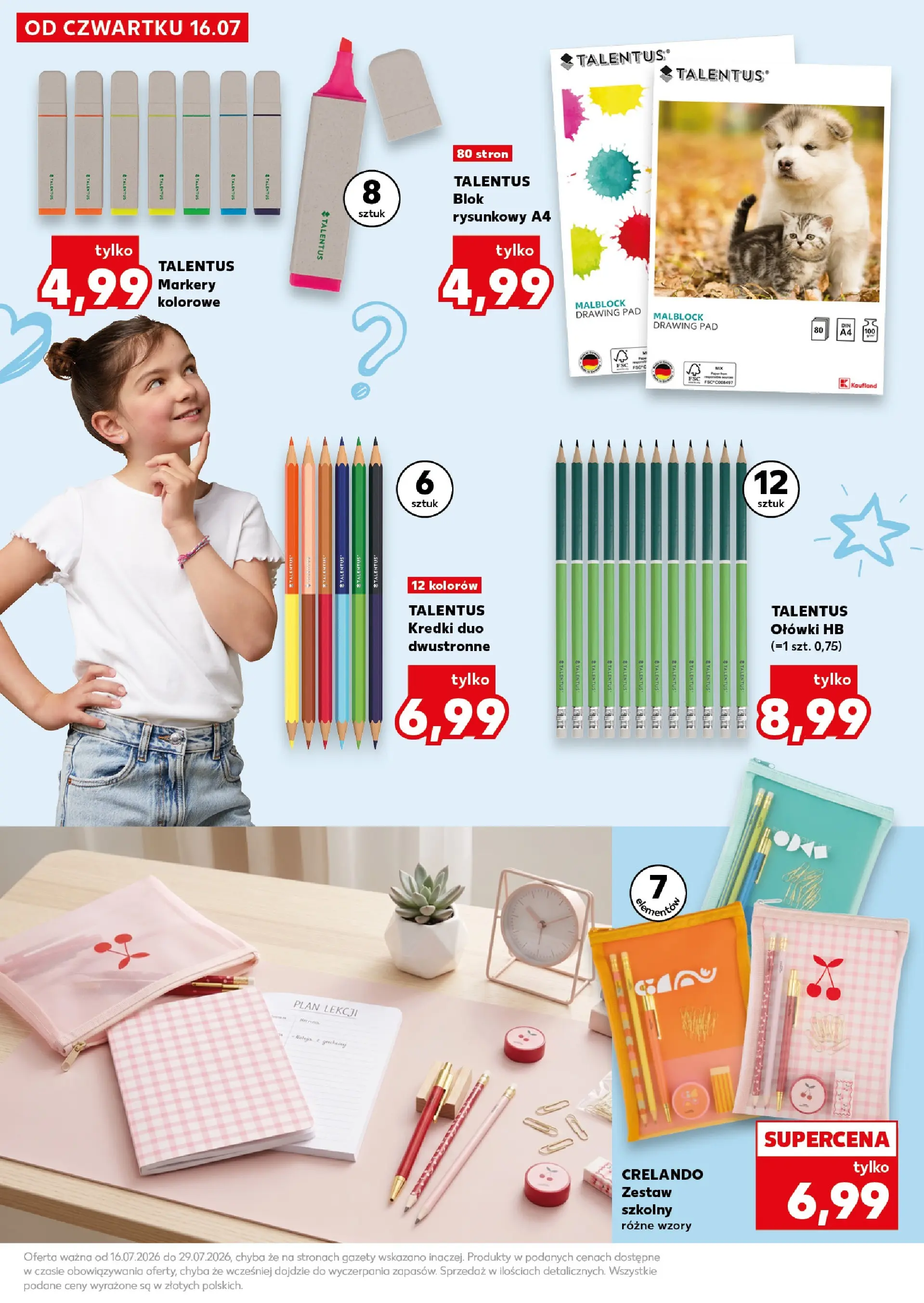 Kaufland gazetka - Katalog artykułów szkolnych od 16.07.2026 - od jutra PDF | Strona: 23