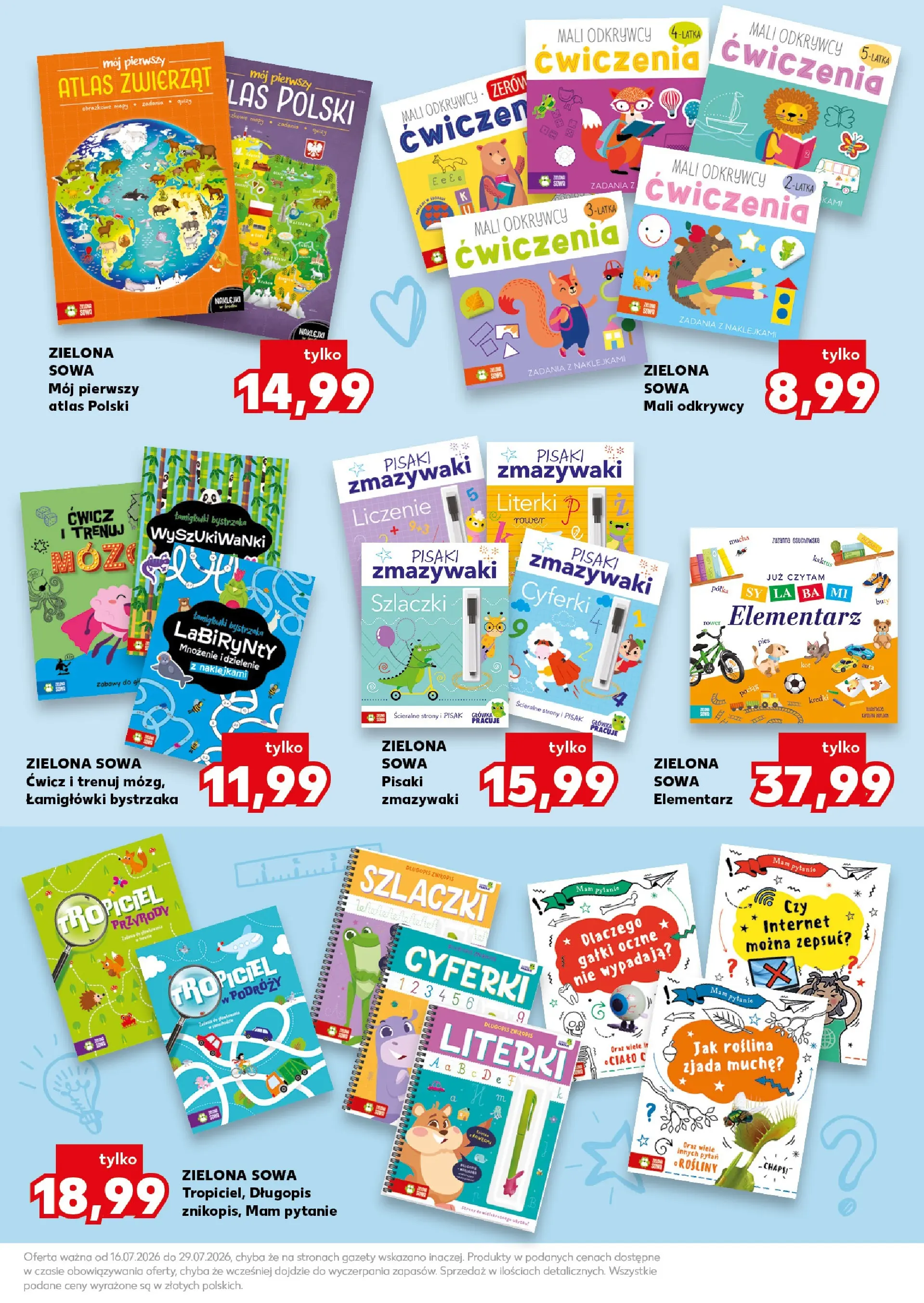 Kaufland gazetka - Katalog artykułów szkolnych od 16.07.2026 - od jutra PDF | Strona: 27 | Produkty: Półka, Naklejki, Rosliny