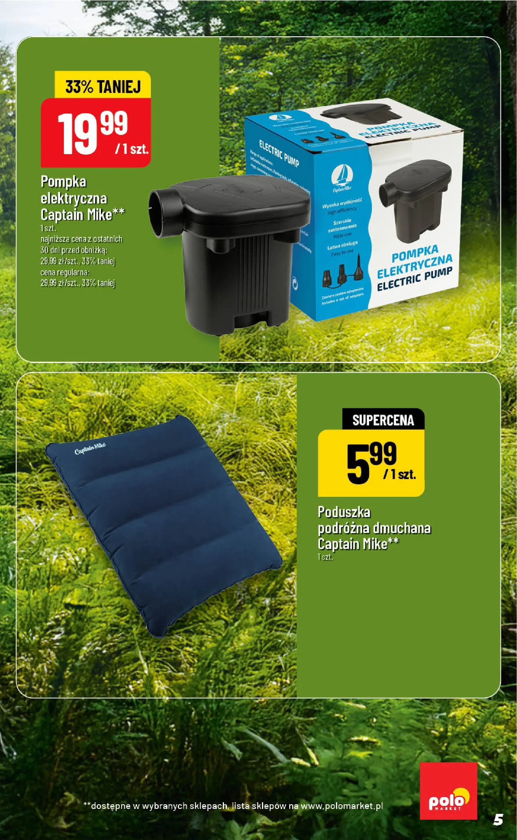Nowa POLOmarket gazetka od jutra 14.07.2026 | Strona: 5 | Produkty: Poduszka