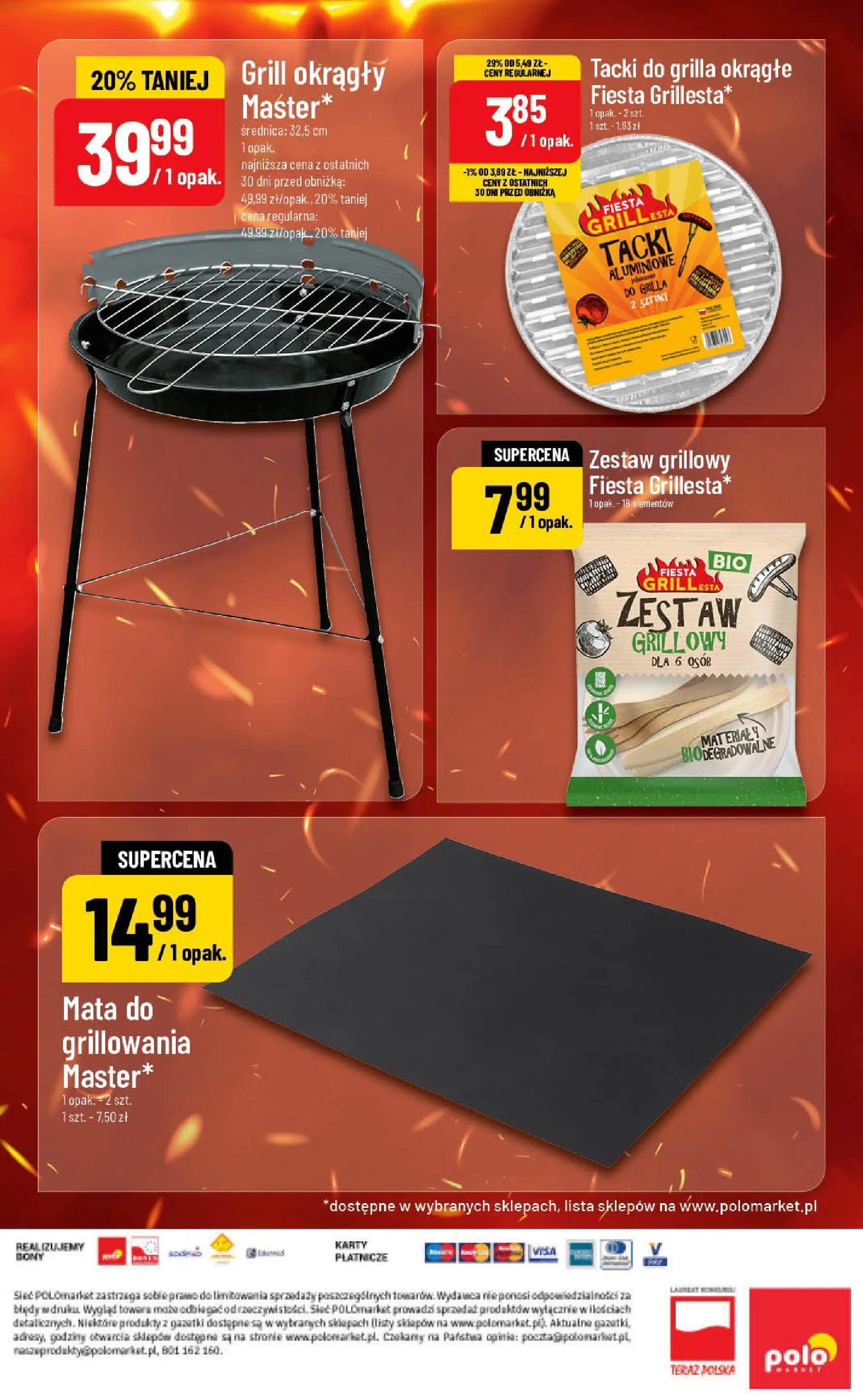Nowa POLOmarket gazetka od jutra 14.07.2026 | Strona: 8 | Produkty: Grill