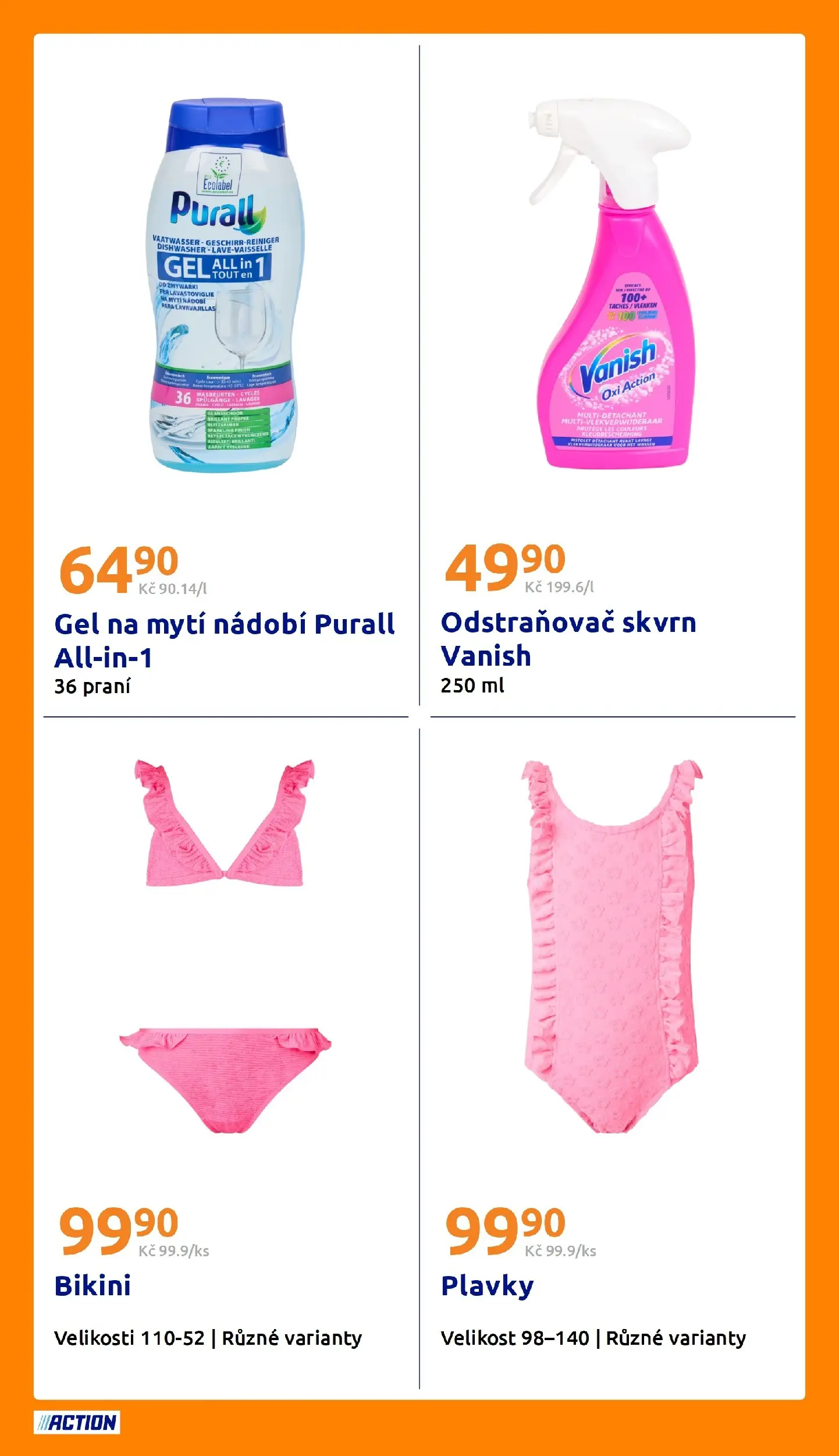 Action leták od 15.07.2026 - Akční leták online | Strana: 20 | Produkty: Plavky, Nádobí, Vanish